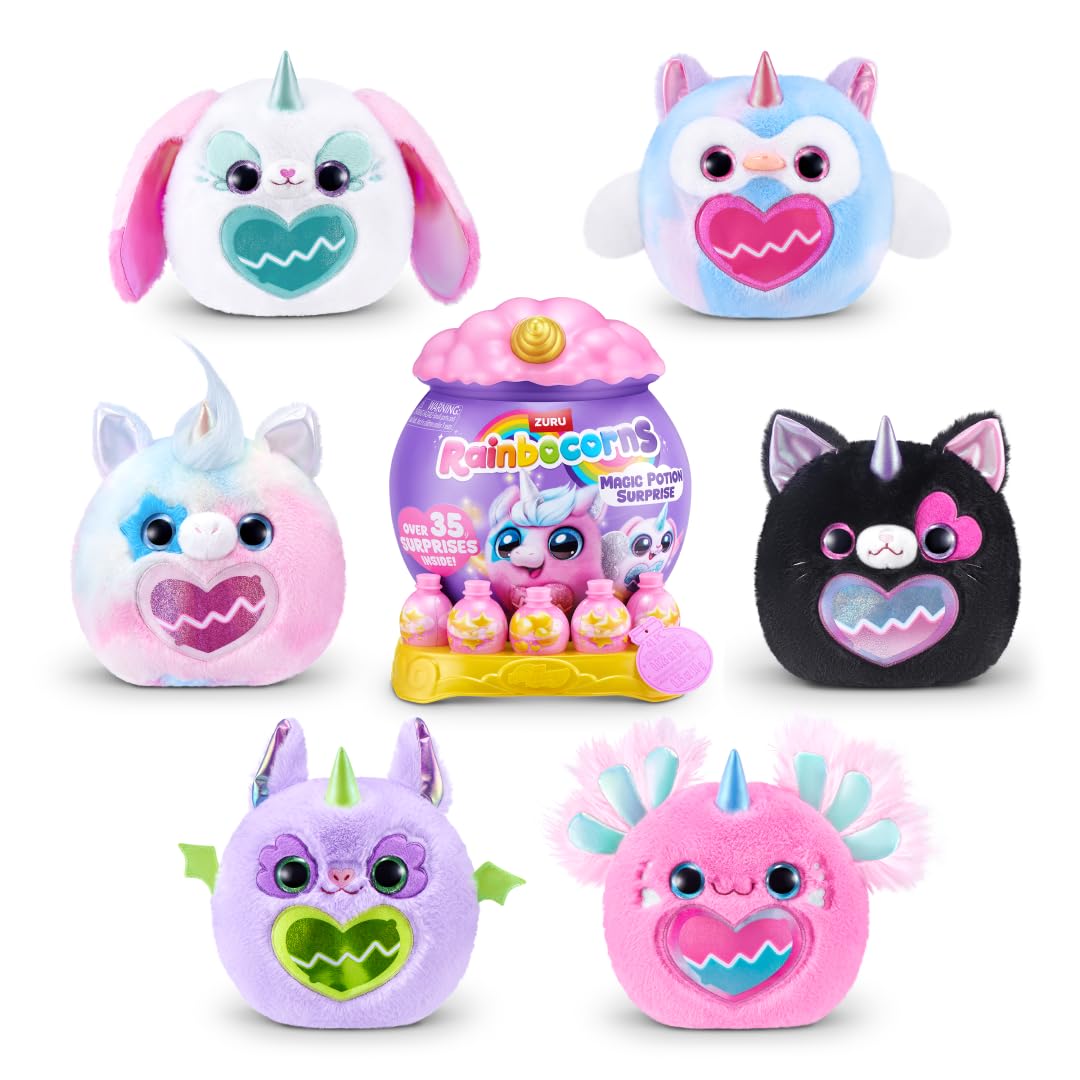 Rainbocorns Magic Potion Surprise Unicorn peluche con sorprese