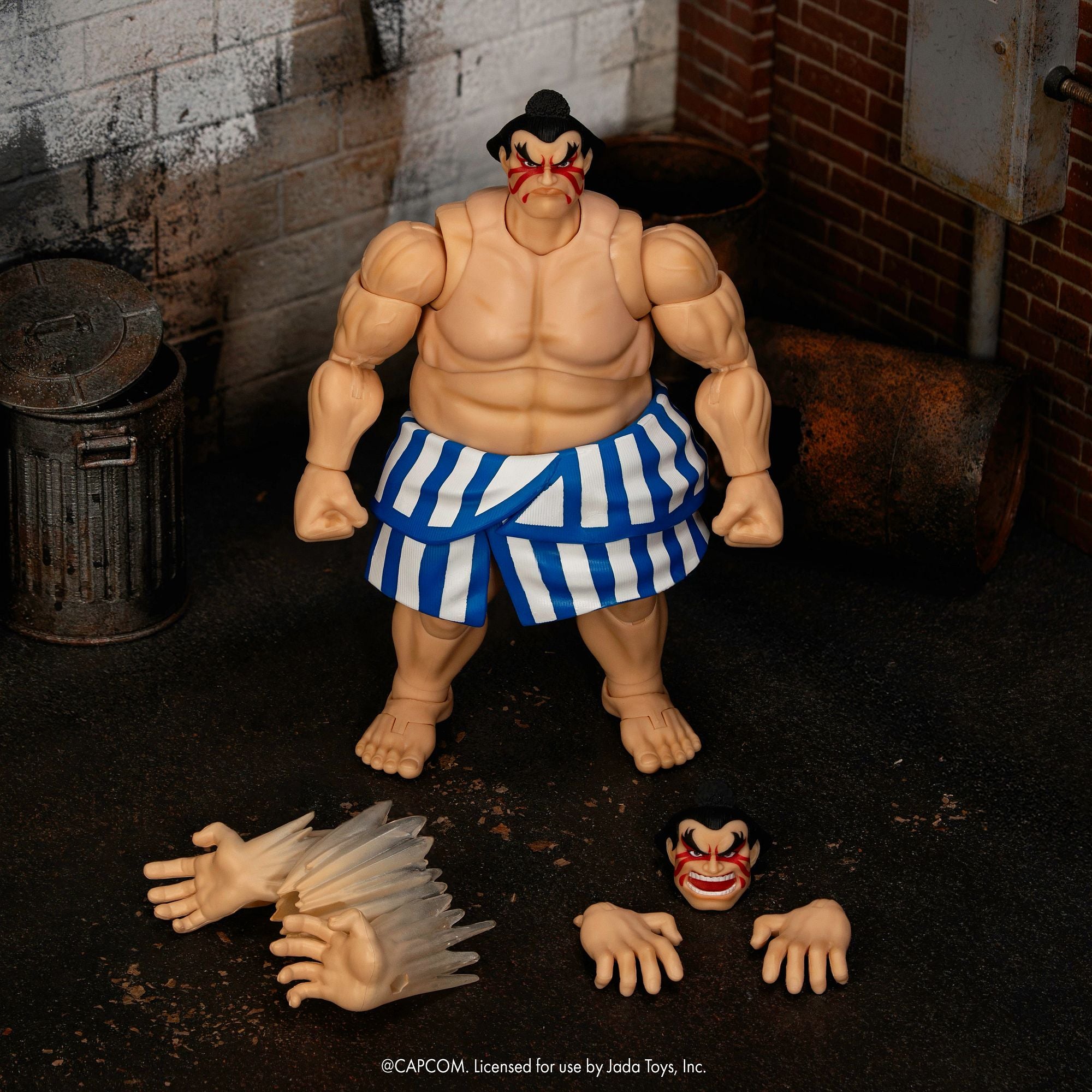 Jada Toys Street Fighter DLX E. Honda action figure 1/12