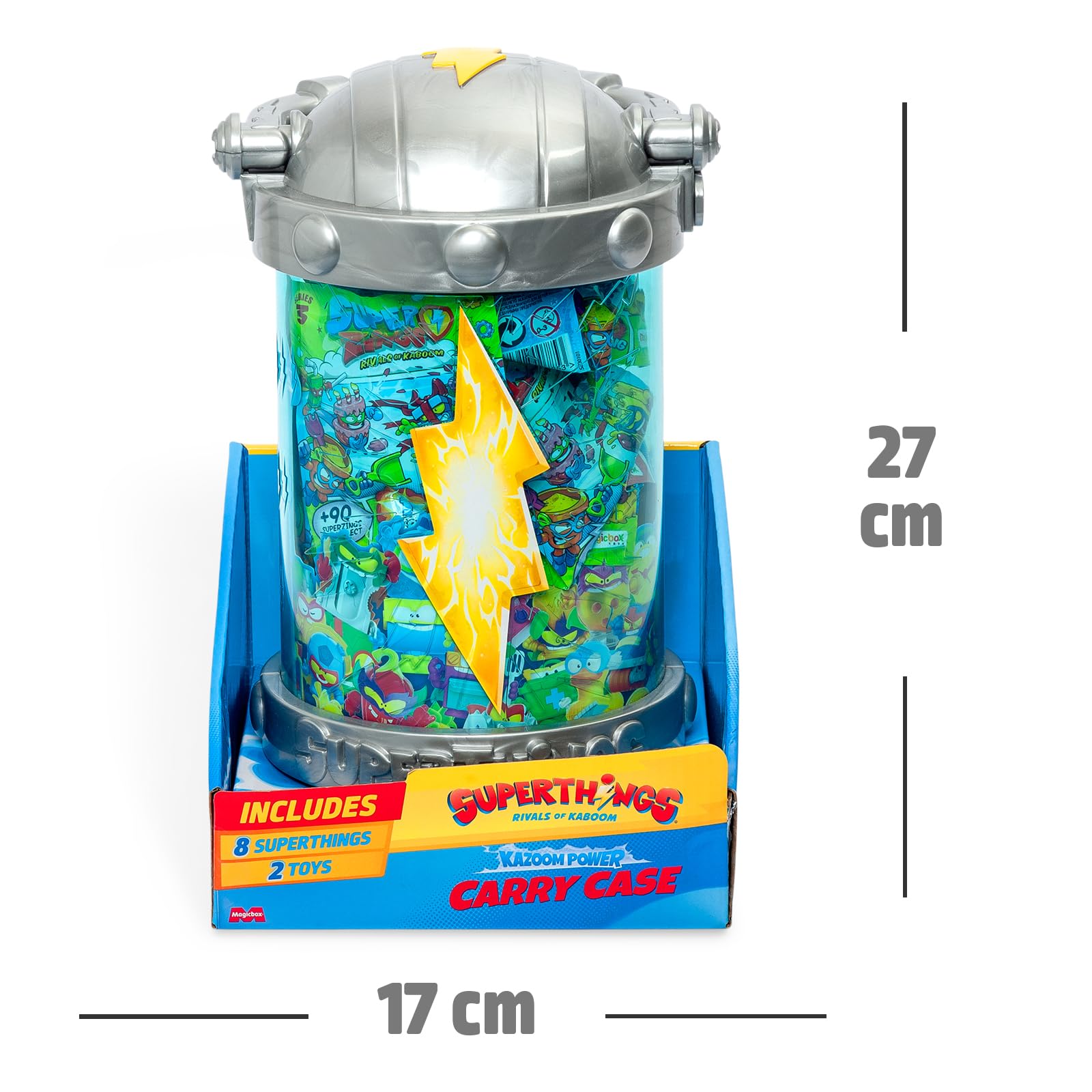 Superthings Rivals of Kaboom Carry Case capsula con 8 figure
