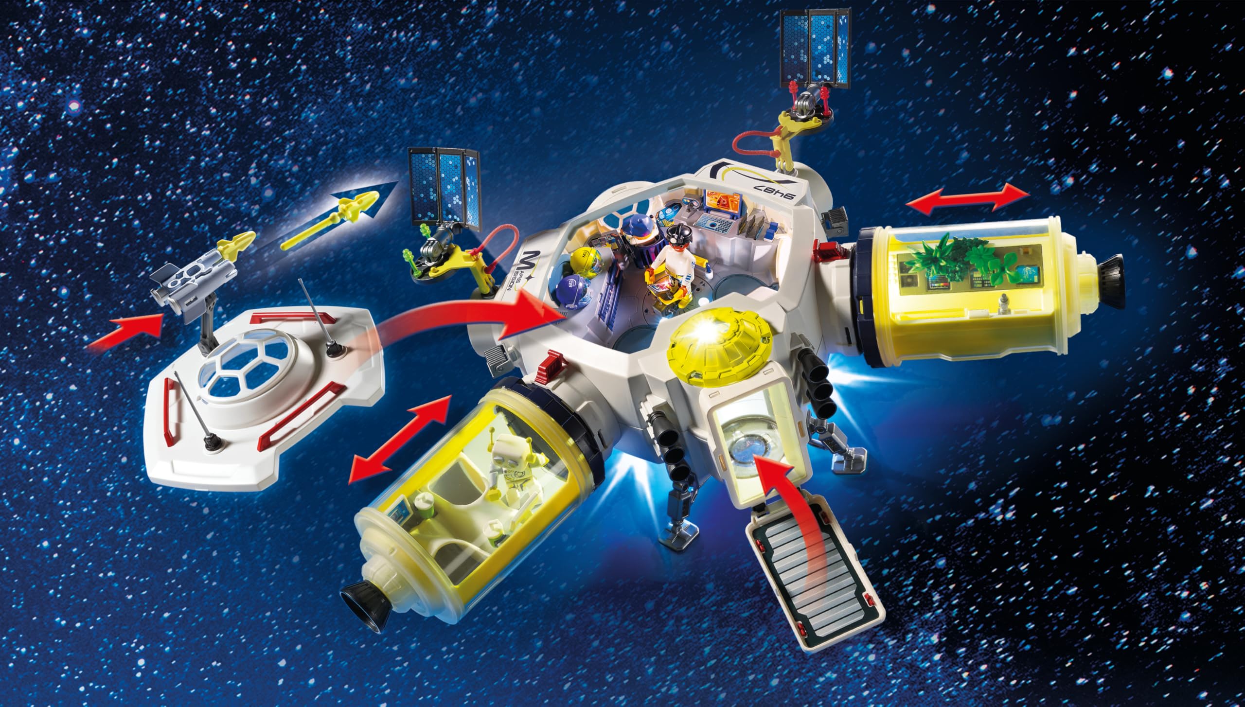 Playmobil Space 9487 stazione spaziale Marte playset 187 pezzi