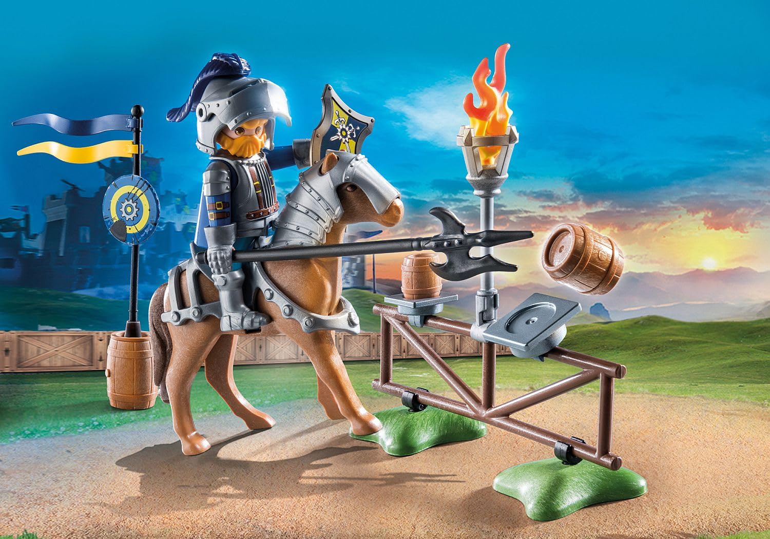 PLAYMOBIL Novelmore 71297 Giostra Medievale Giocattolo Cavaliere