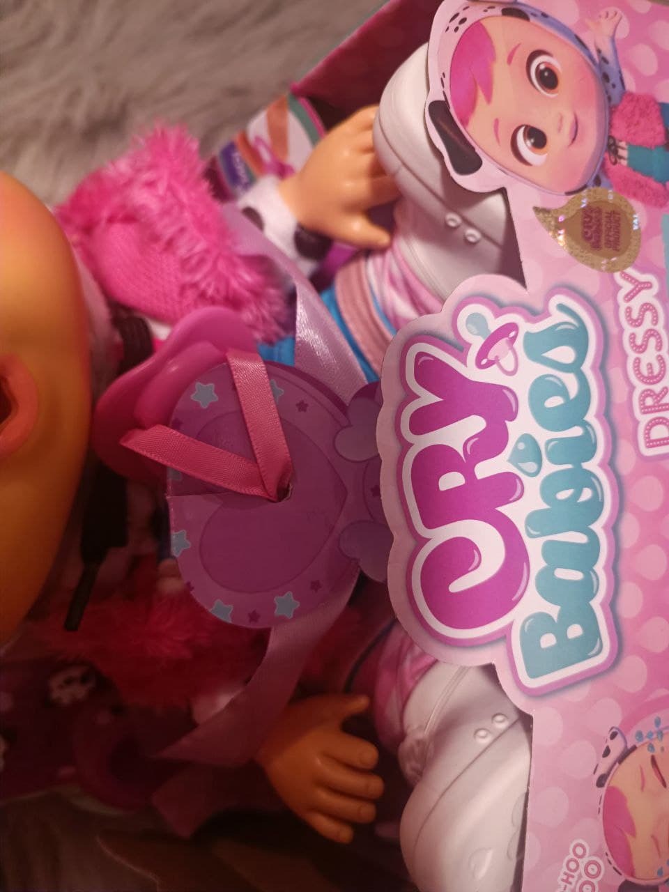 Cry Babies Dressy Dotty dalmata bambola interattiva lacrime vere