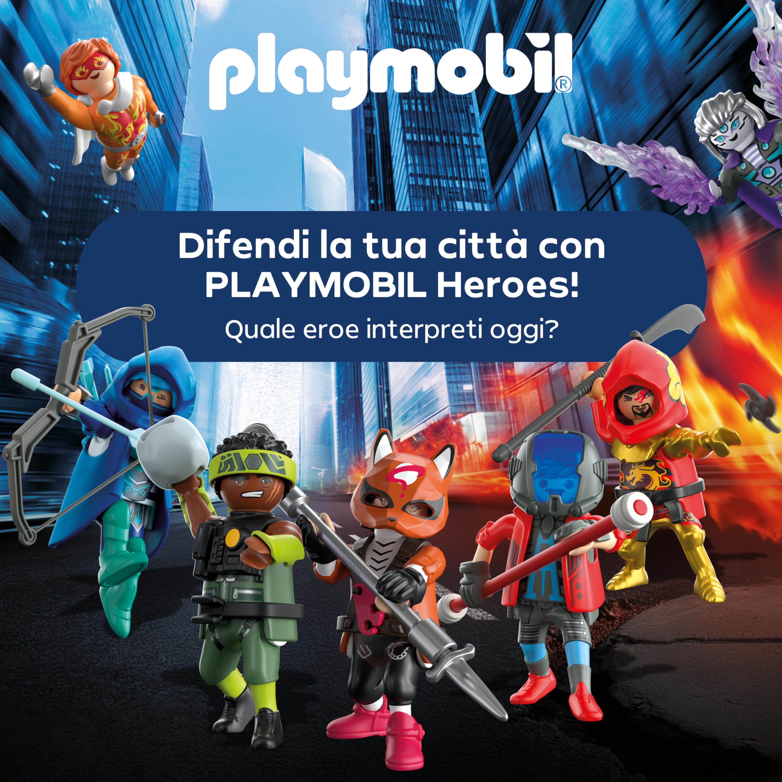 PLAYMOBIL Heroes 72022 Duello alla Torre degli Eroi con Verricello