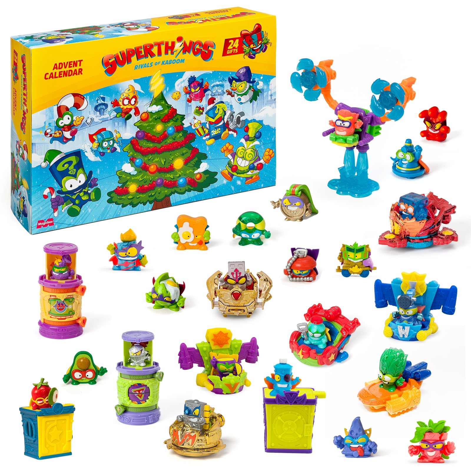 Superthings Calendario Avvento 24 Sorprese Minifigure Natale