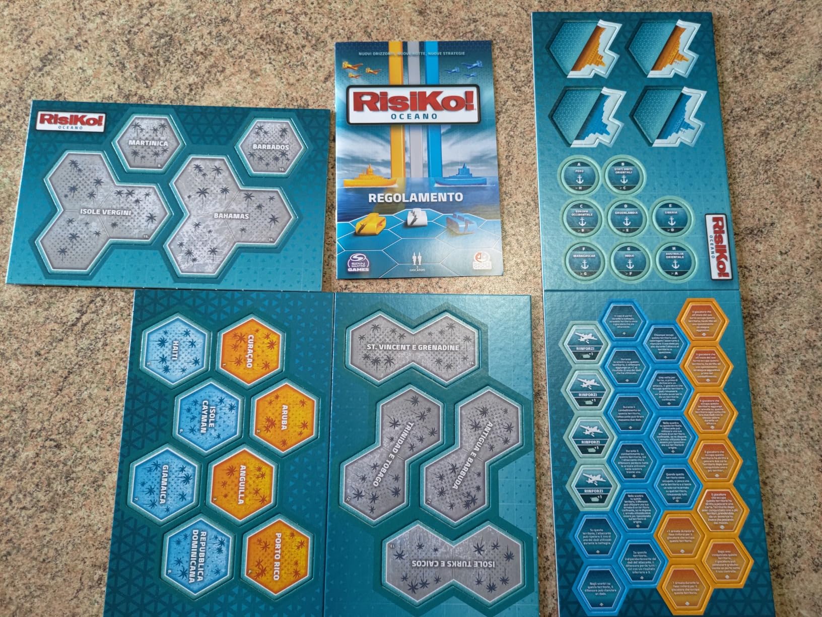Risiko Oceano gioco da tavolo strategia 2 giocatori 8+