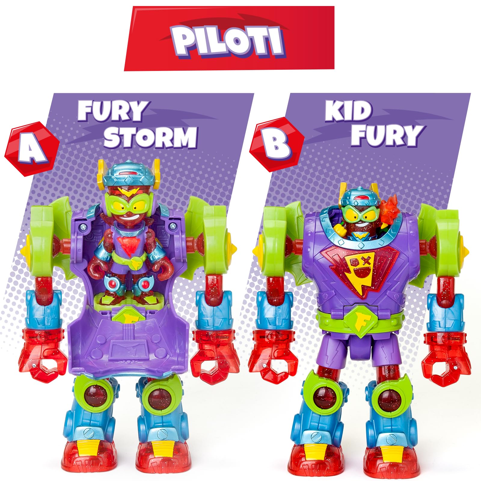 Superthings Superbot Fury Storm robot Kazoom Kid eroe