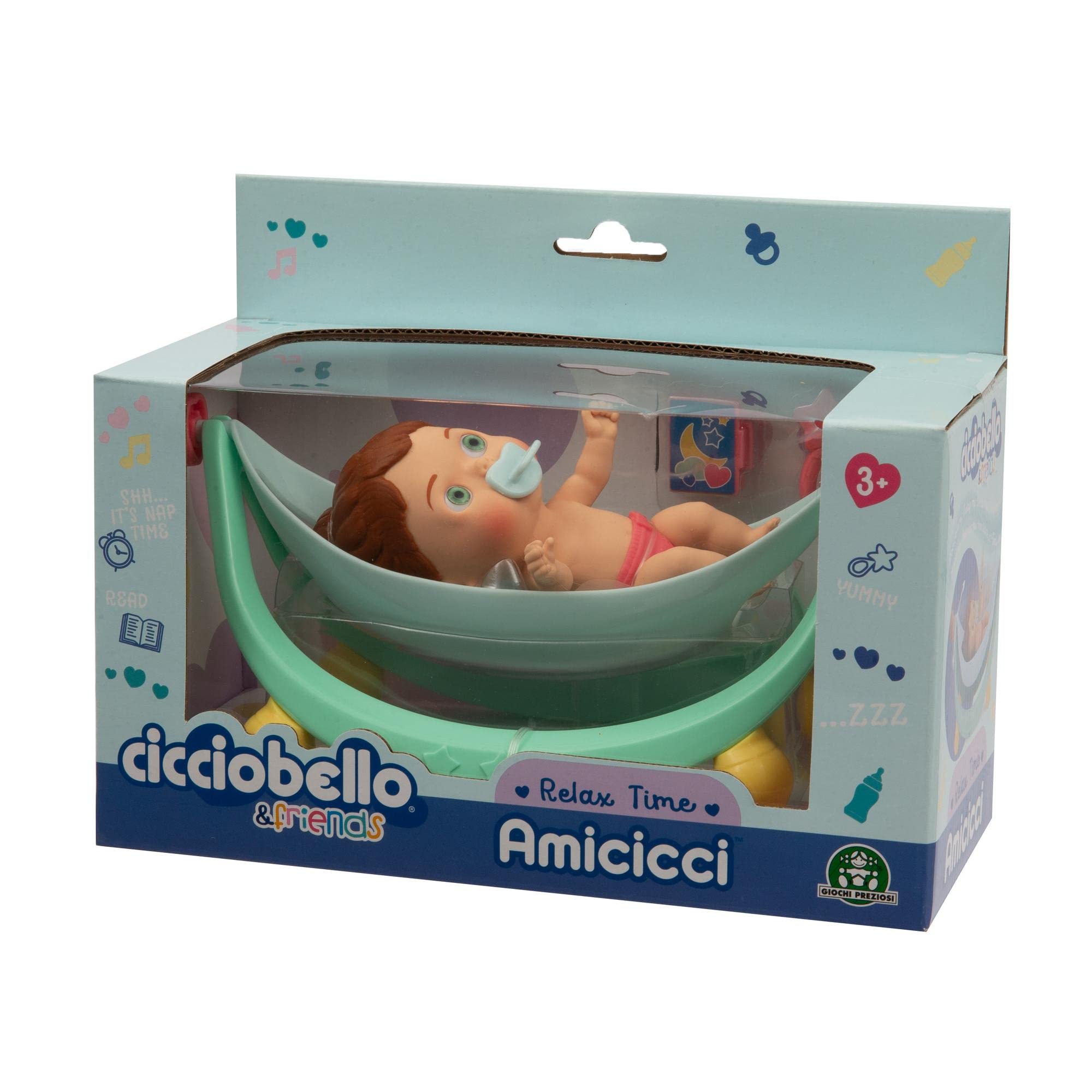 Cicciobello Amicicci Relax Time playset culla con accessori