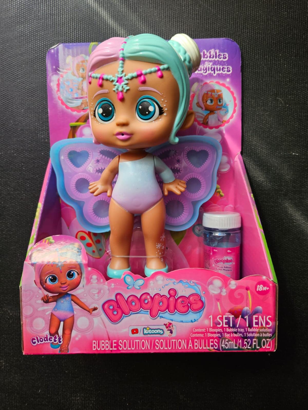 IMC Bloopies Magic Bubbles Clodett bambola bagnetto 25 cm