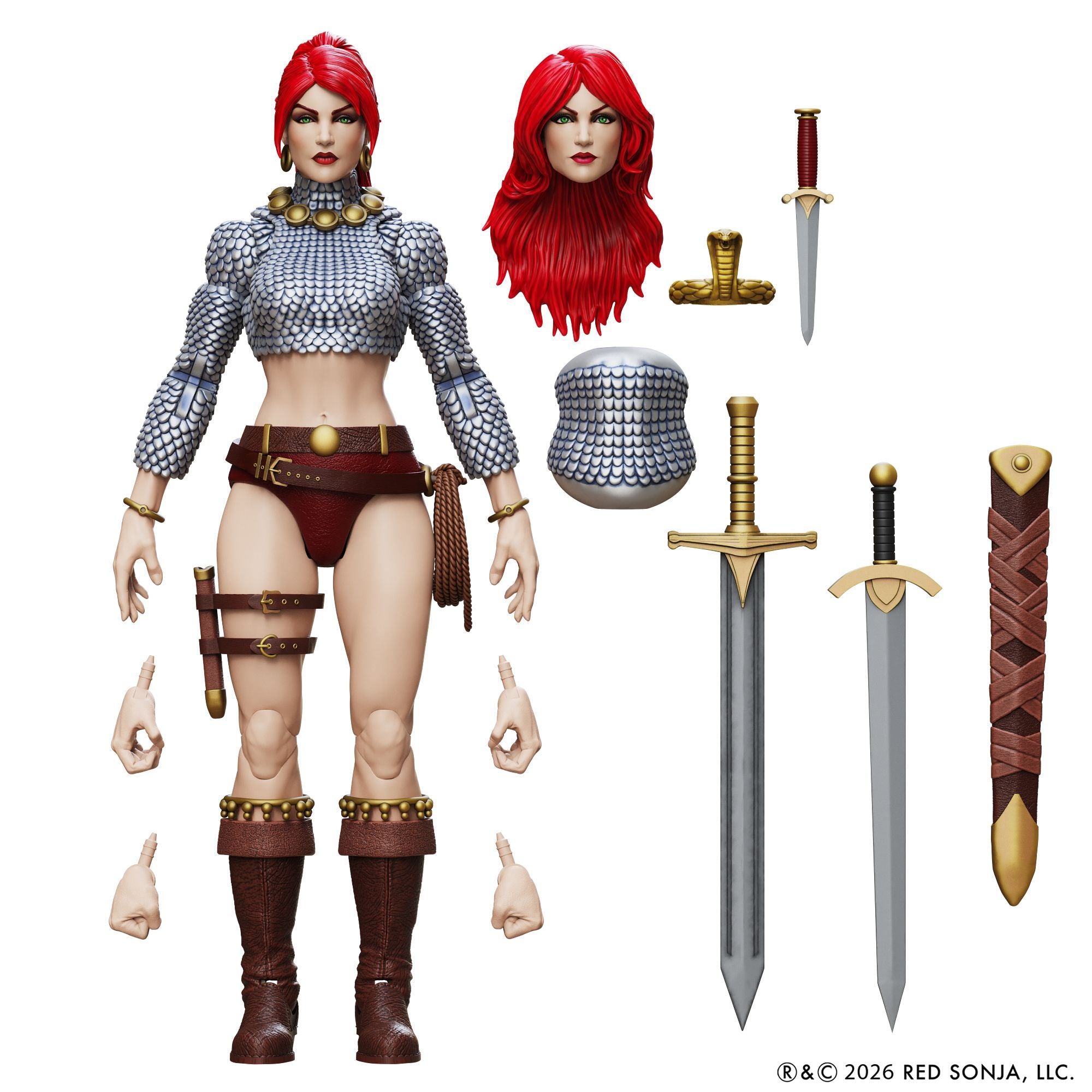 Boss Fight Studio Epic HACKS Immortal Red Sonja action figure 15 cm