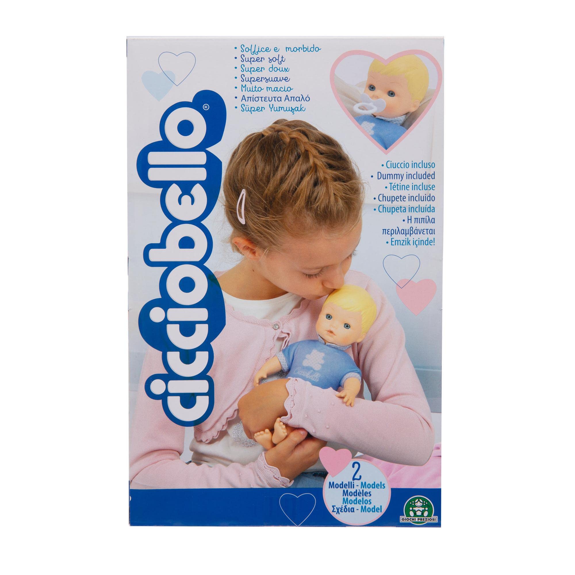 Cicciobello My Love Bambola Morbida 24 cm Vestitino Bianco