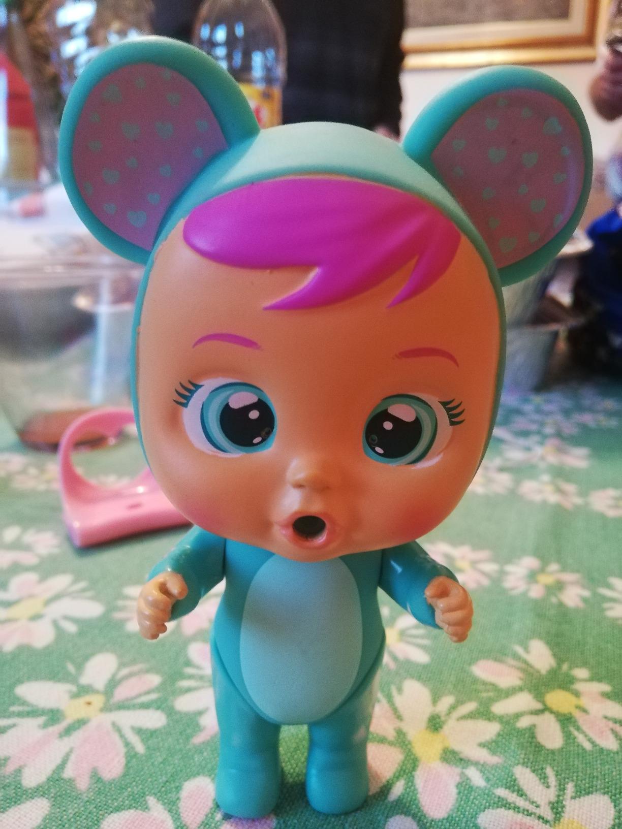Cry Babies Magic Tears casetta biberon mini bambola 6 accessori