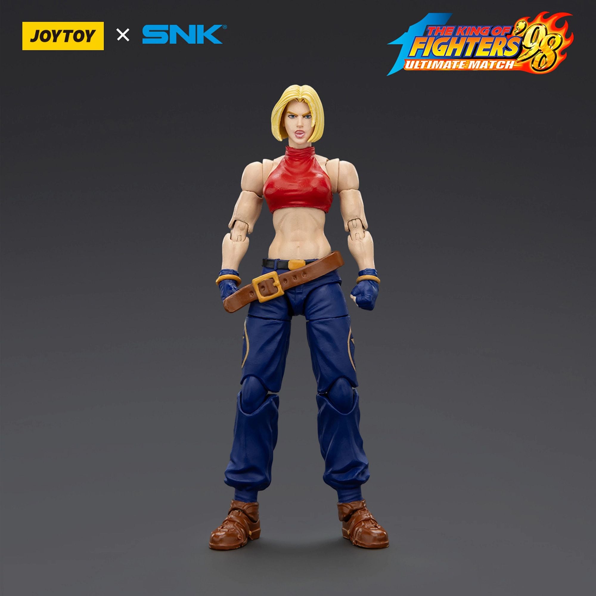 JoyToy SNK KOF Blue Mary Team action figure 1/18 videogiochi