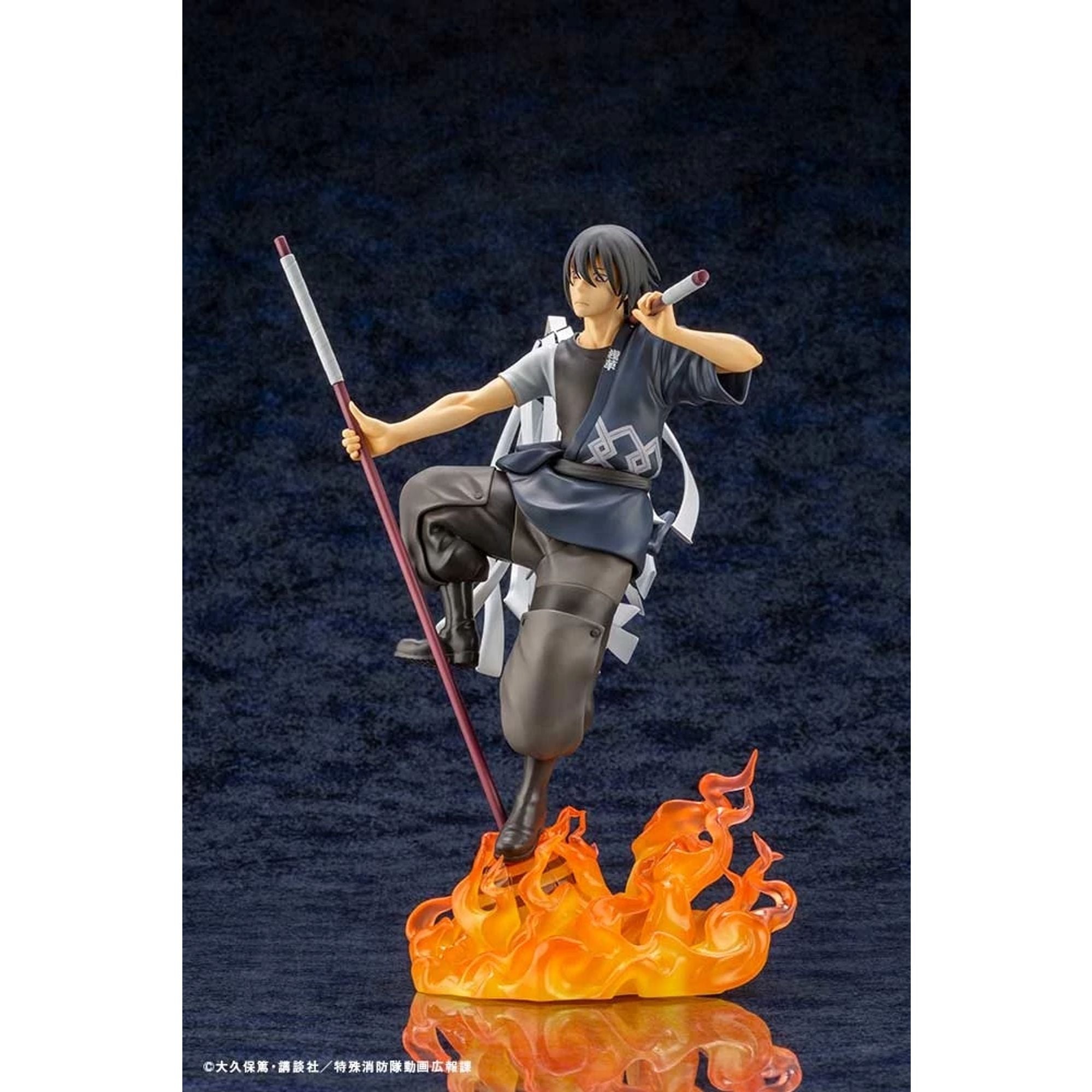 Kotobukiya ARTFX J Shinmon Benimaru statua Fire Force