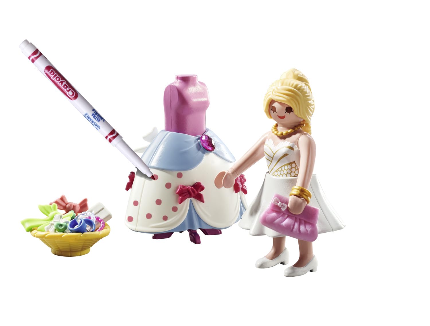 Playmobil Color 71374 Fashion Designer playset pennarelli lavabili