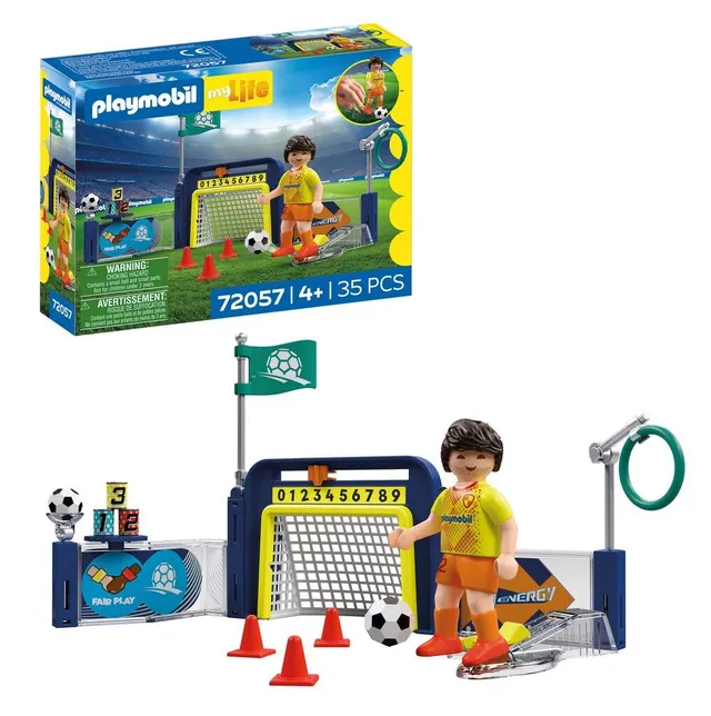 PLAYMOBIL My Life 72057 Stazione Allenamento Calcio Giocattolo 4 Anni