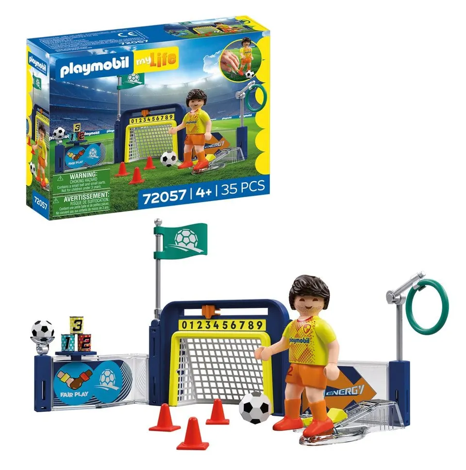 PLAYMOBIL My Life 72057 Stazione Allenamento Calcio Giocattolo 4 Anni