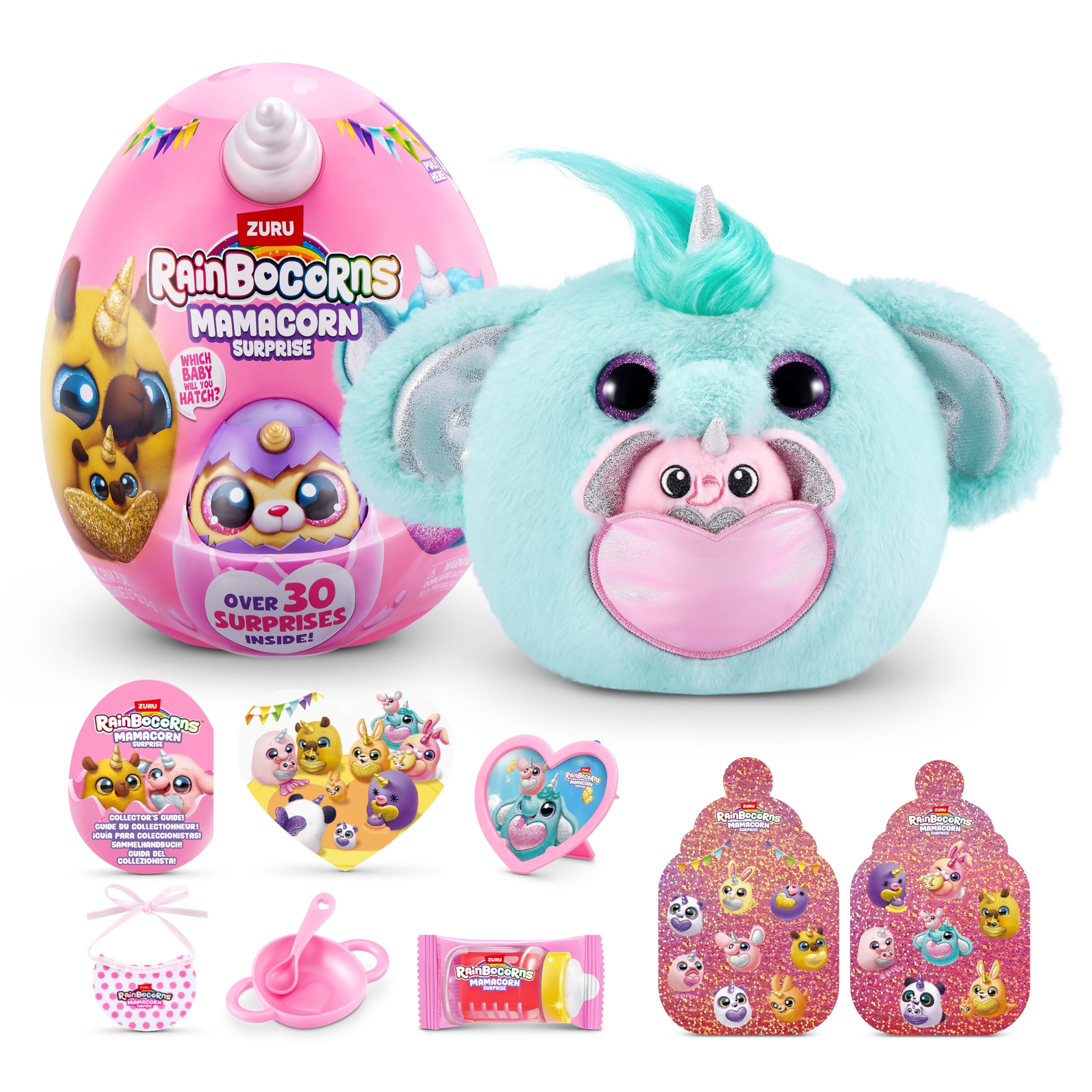 Rainbocorns Mamacorn Surprise Shara Peluche Uovo 30 Sorprese