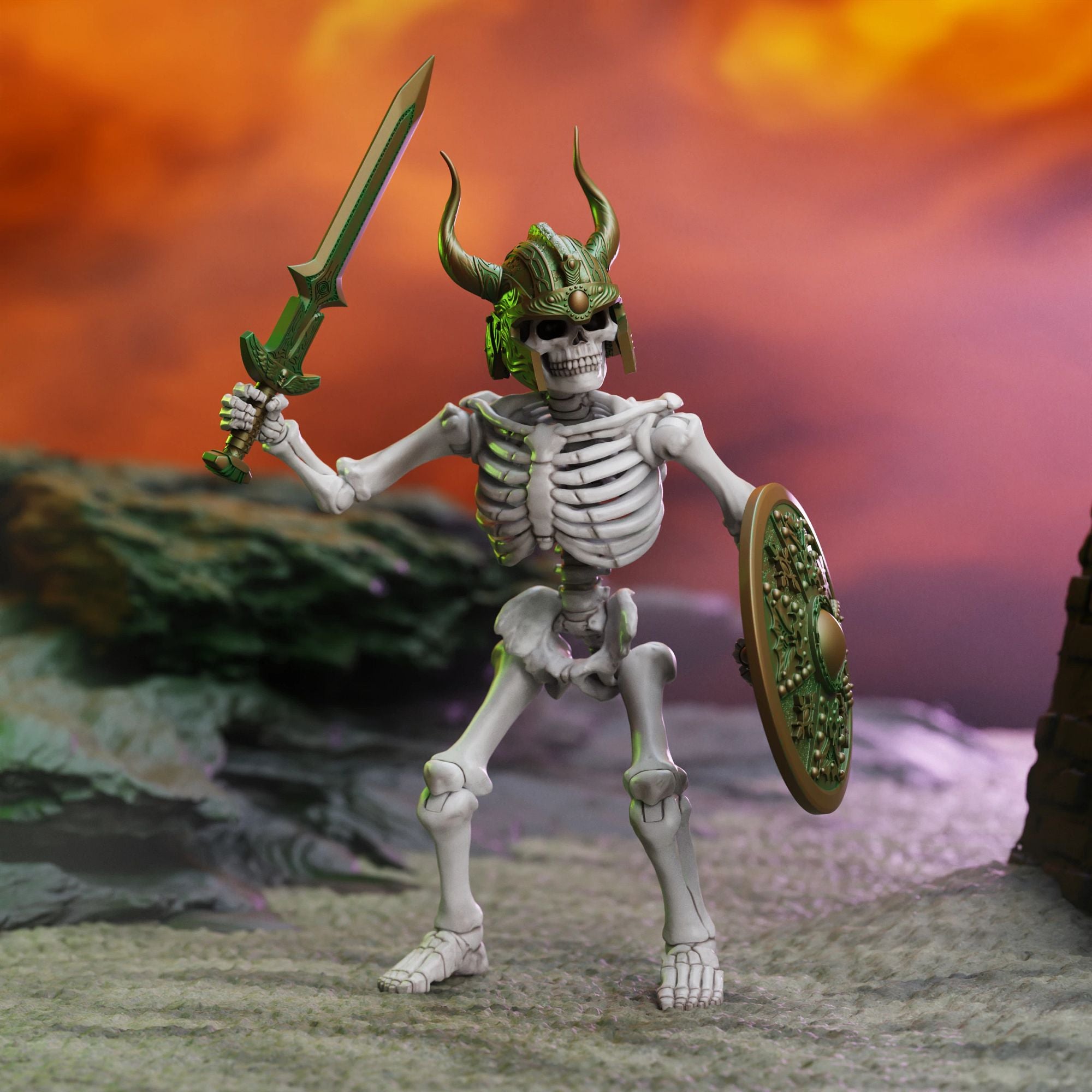 Boss Fight Immortal Champions Undead Guardian figure 1/18