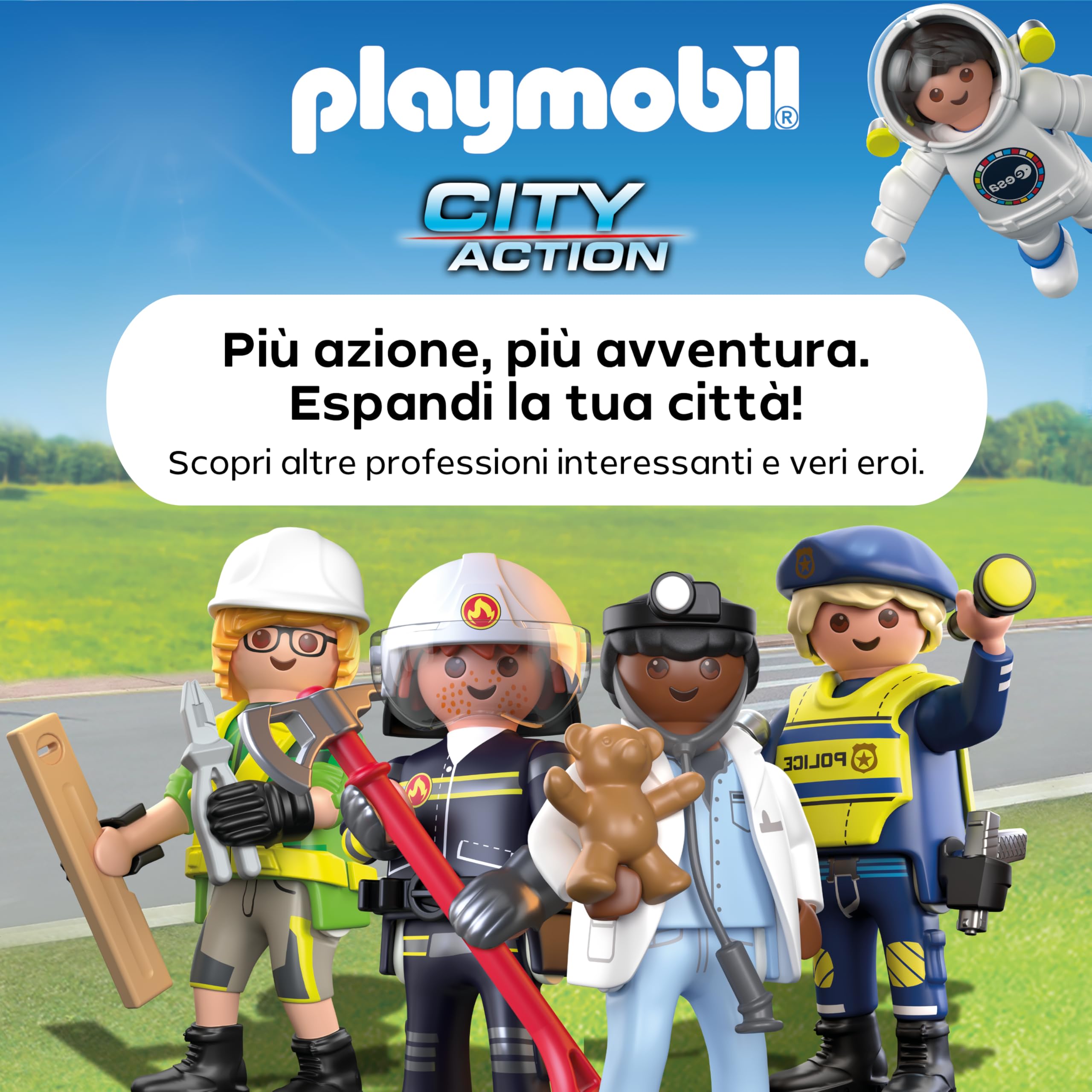 Playmobil Space 72014 astronauta ESA con robot playset