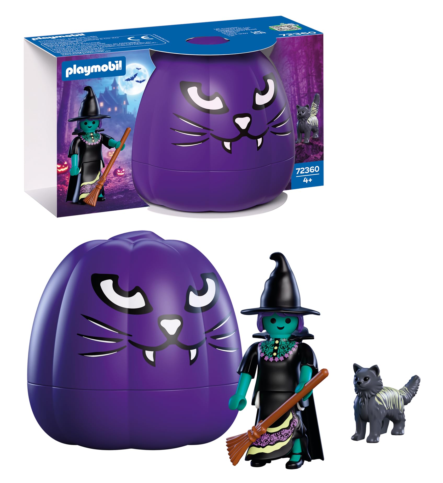 PLAYMOBIL Fantasy 72358 zucca Halloween testa di zucca luminosa