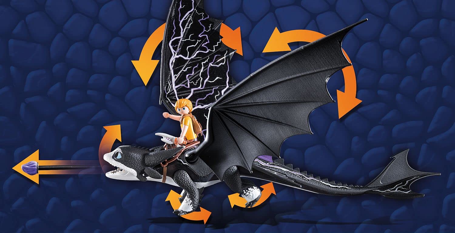 Playmobil Dinosauri e Draghi 71081 Thunder e Tom drago