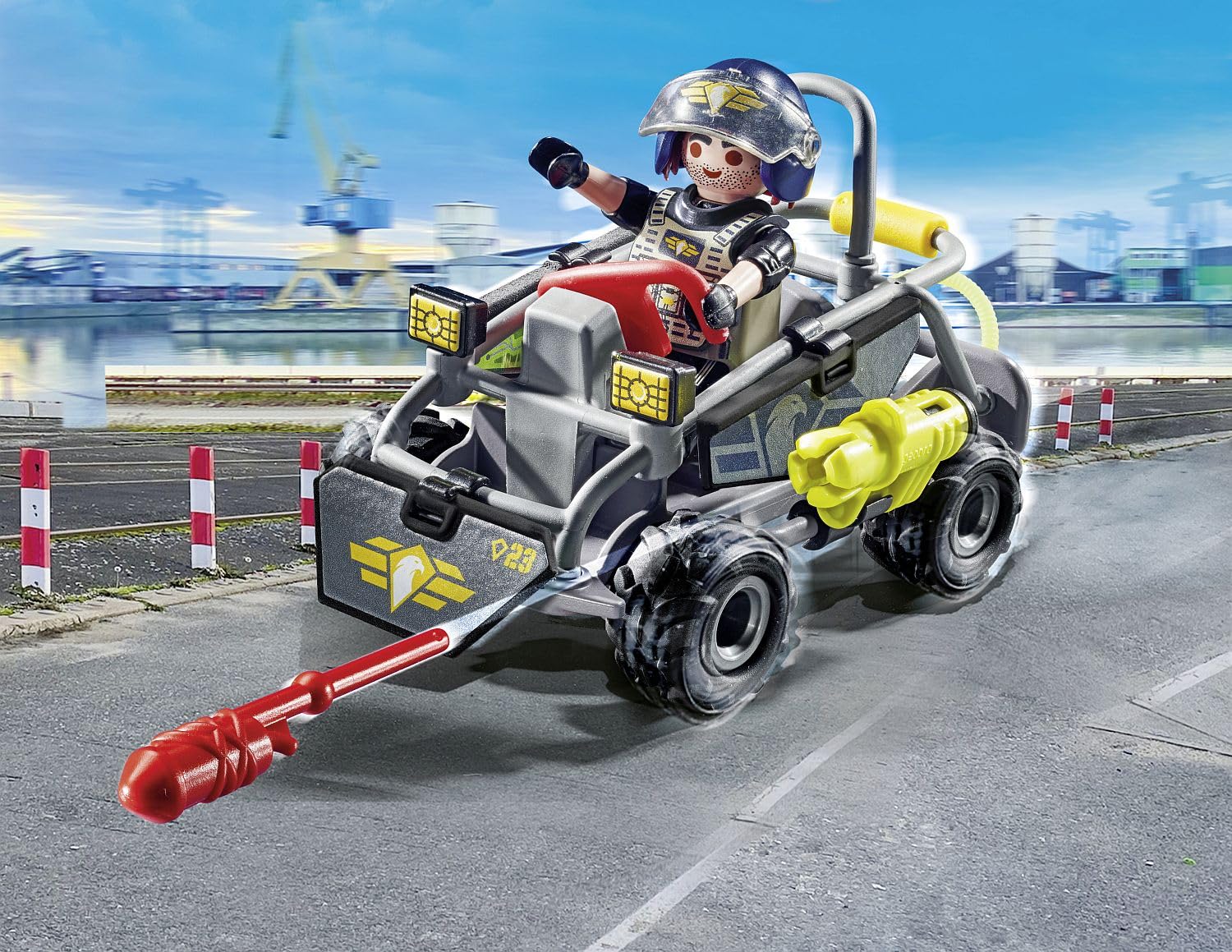 Playmobil City Action 71147 quad terra-acqua playset