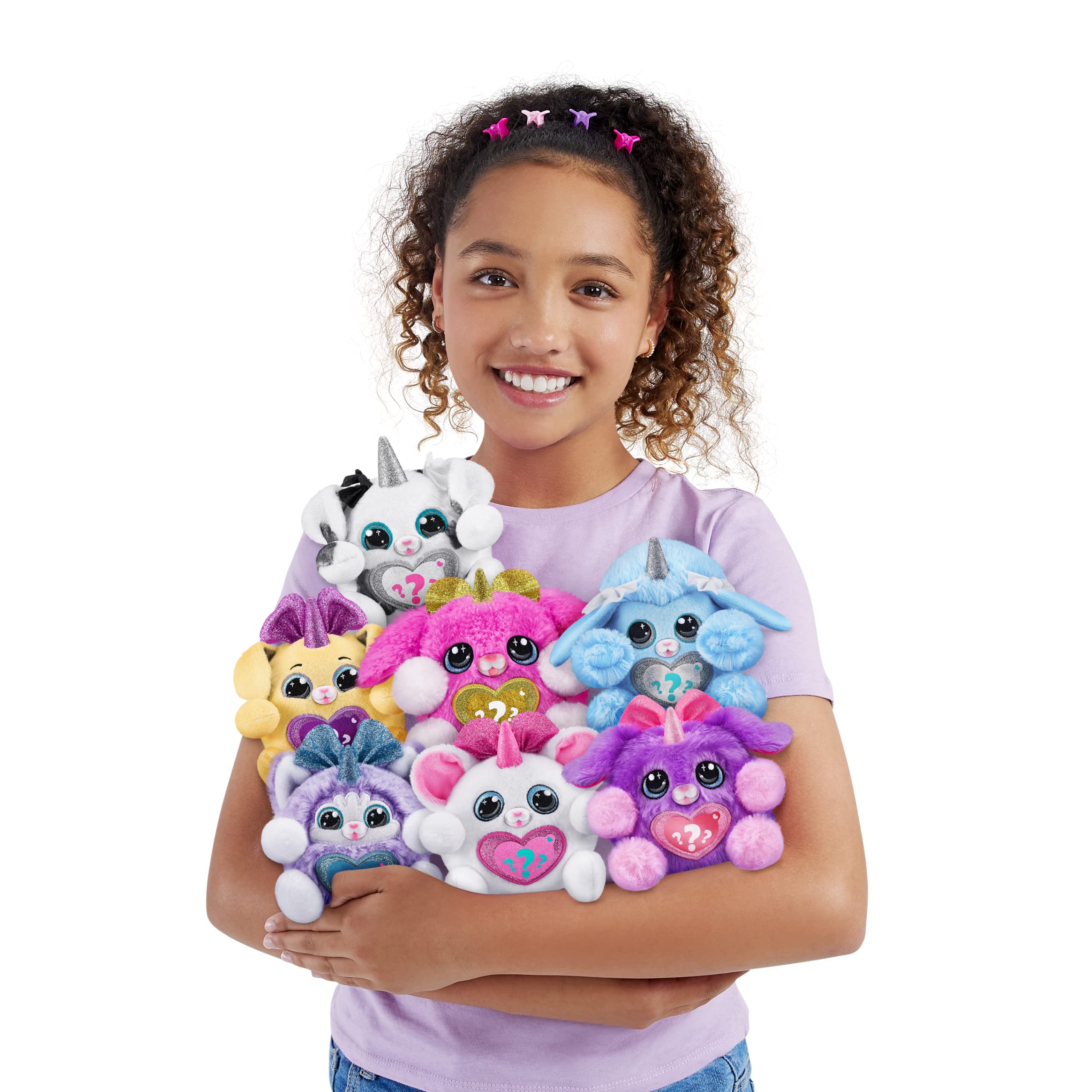 Rainbocorns Puppycorn Surprise Rufus Husky peluche 5 sorprese
