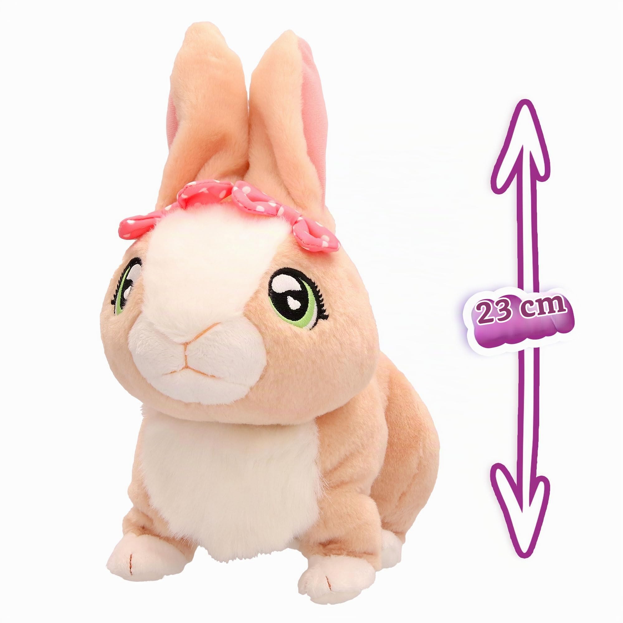 Club Petz Betsy Coniglietta Interattiva Marrone 23 cm