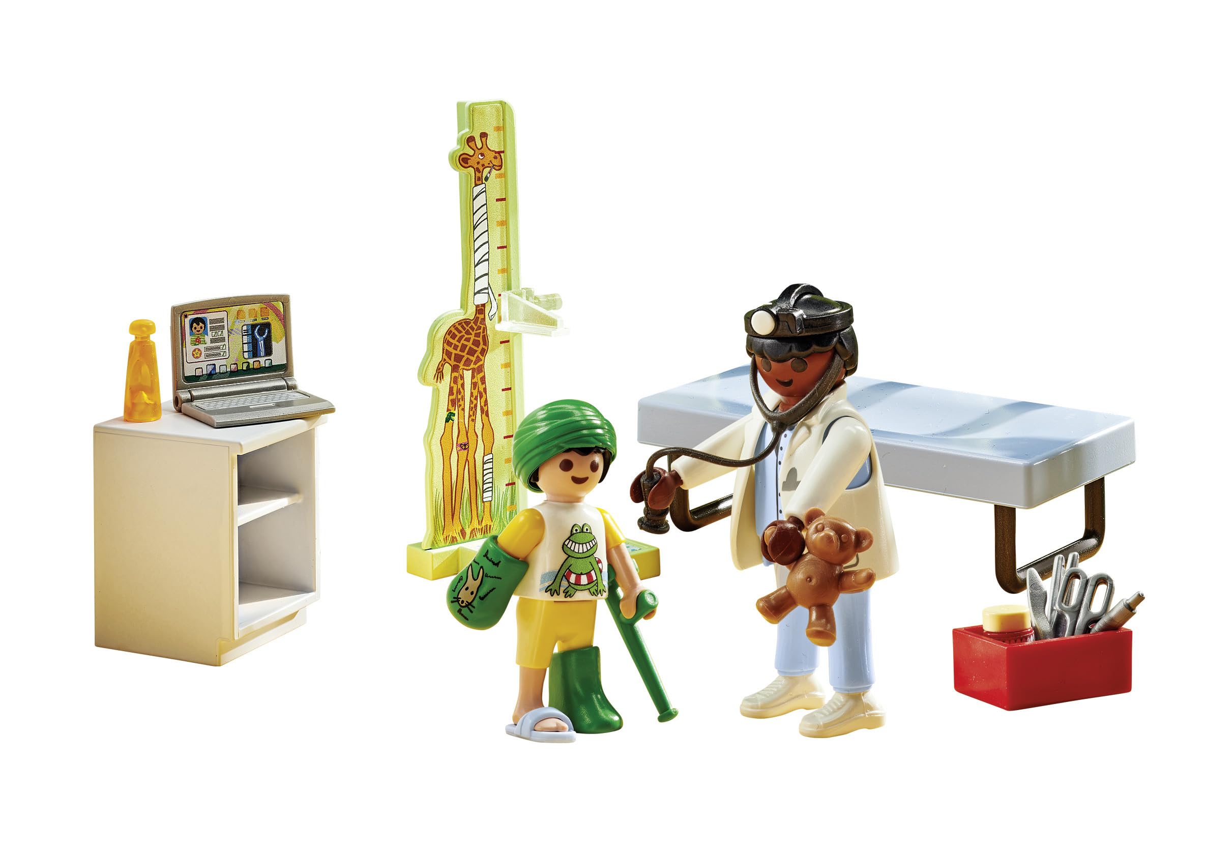 PLAYMOBIL Heroes 71619 playset pediatra con orsacchiotto 28 pezzi