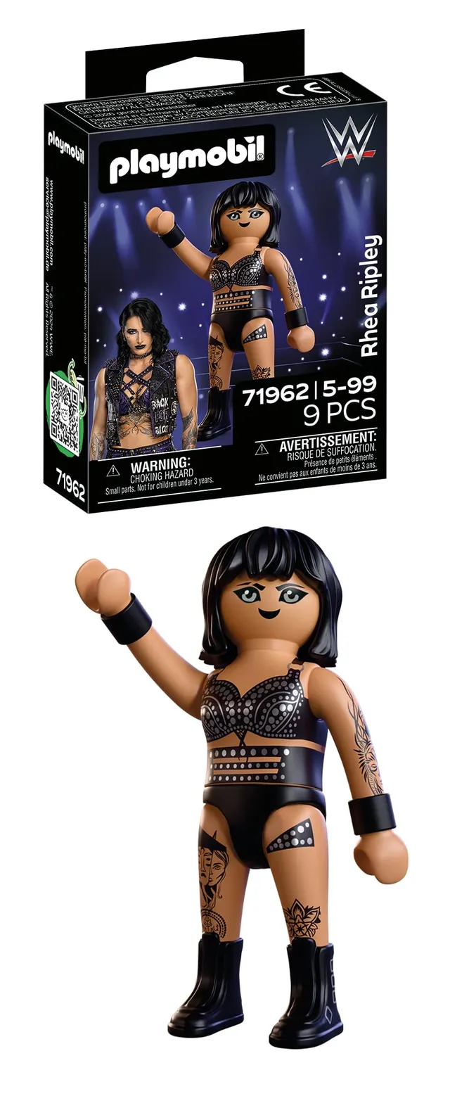 PLAYMOBIL WWE 71962 Rhea Ripley Action Figure Gotica