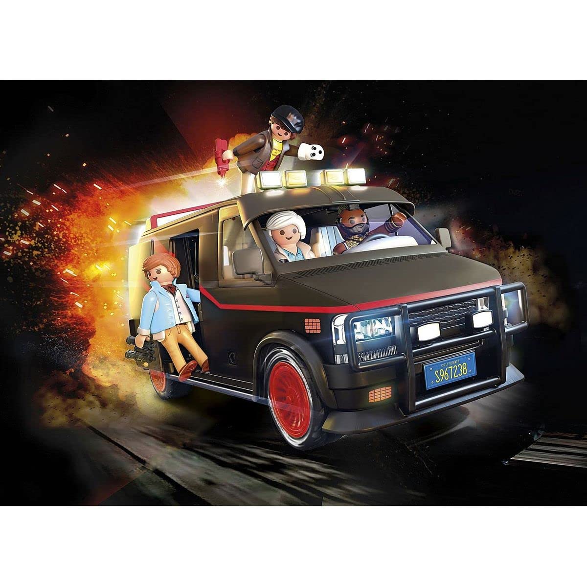 PLAYMOBIL The A-Team 70750 Van furgone 4 personaggi