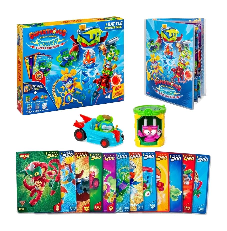 Superthings Power Super Card Game starter pack carte album