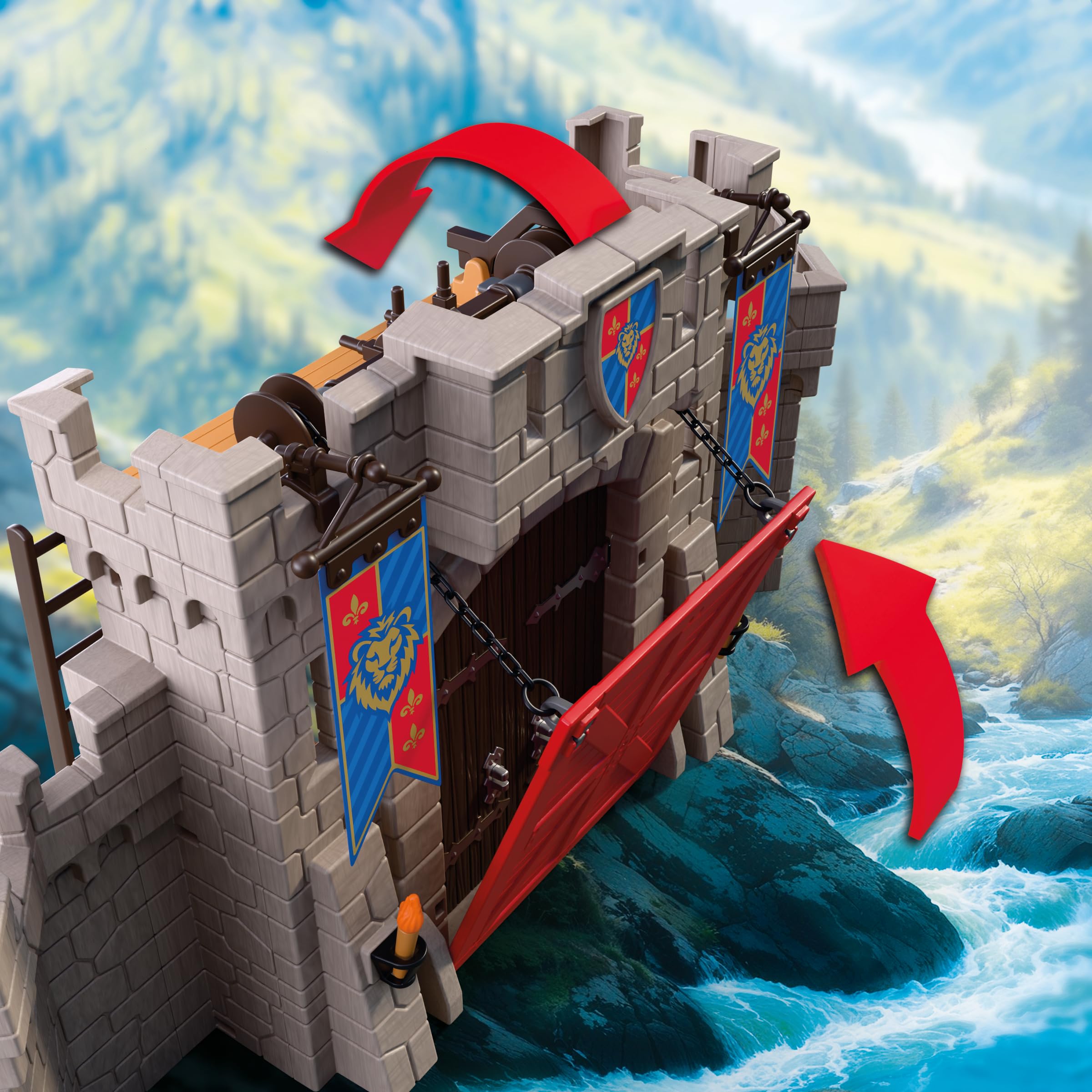 Playmobil Knights 72112 Grande Castello Cavalieri Leone 4+ anni