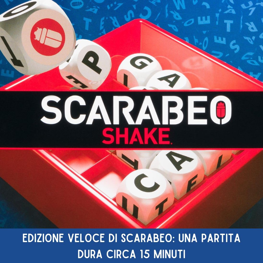 Spin Master Family Games Scarabeo Shake gioco da tavolo