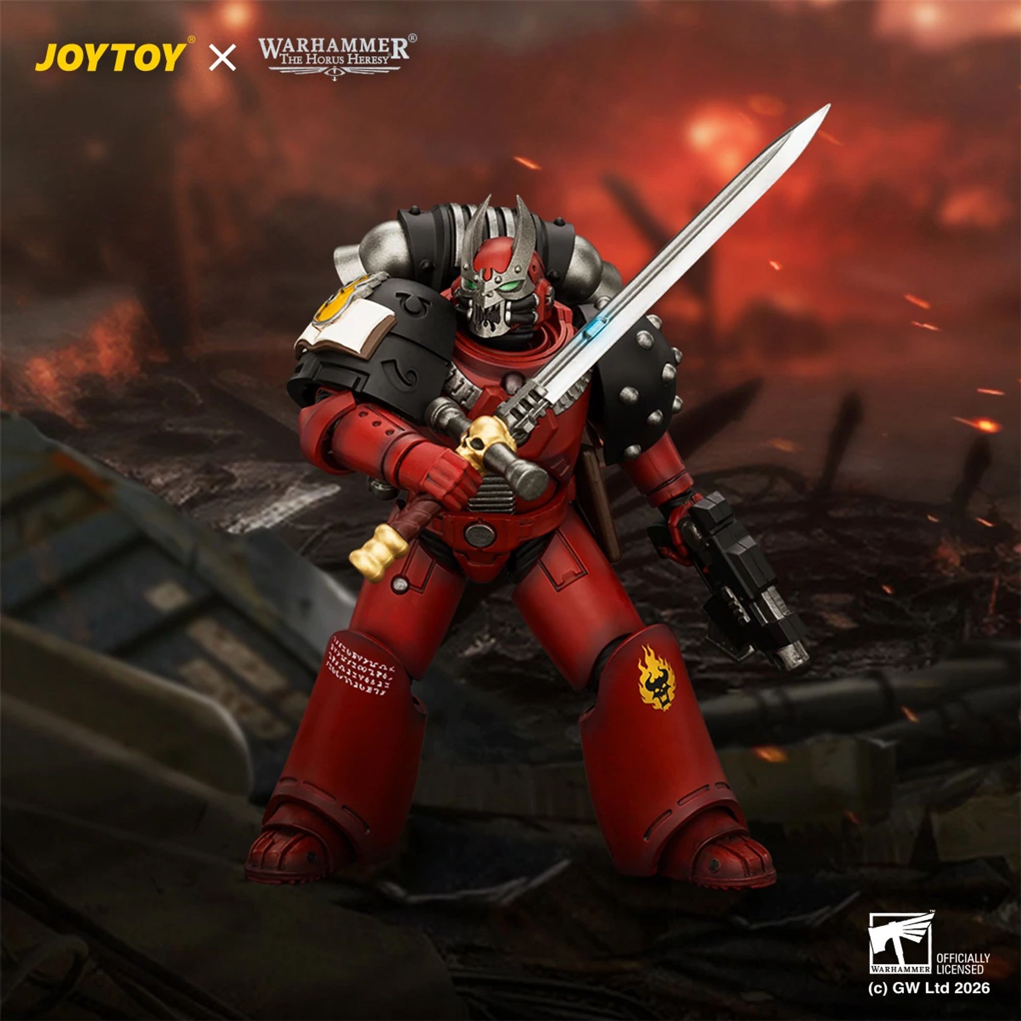 JoyToy Horus Heresy Word Bearers Sergente MkVI action figure