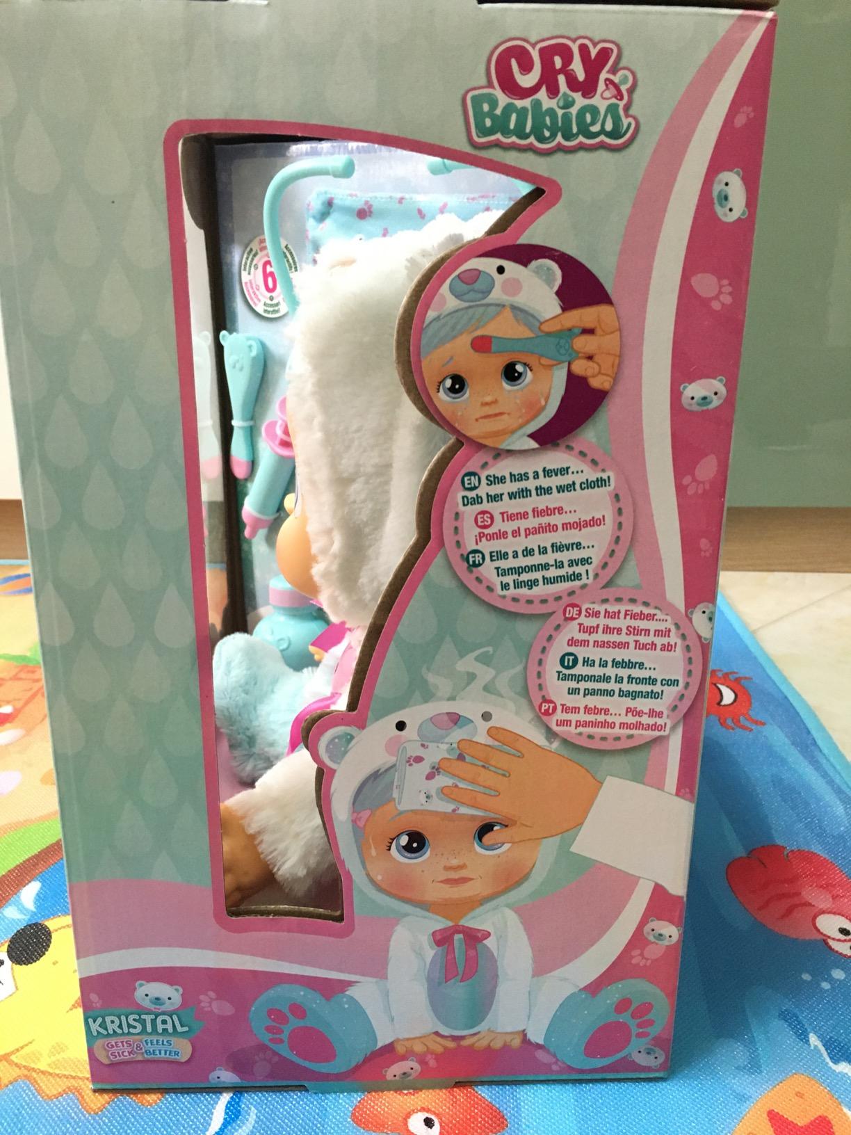Cry Babies Magic Tears Kristal Malatina bambola interattiva