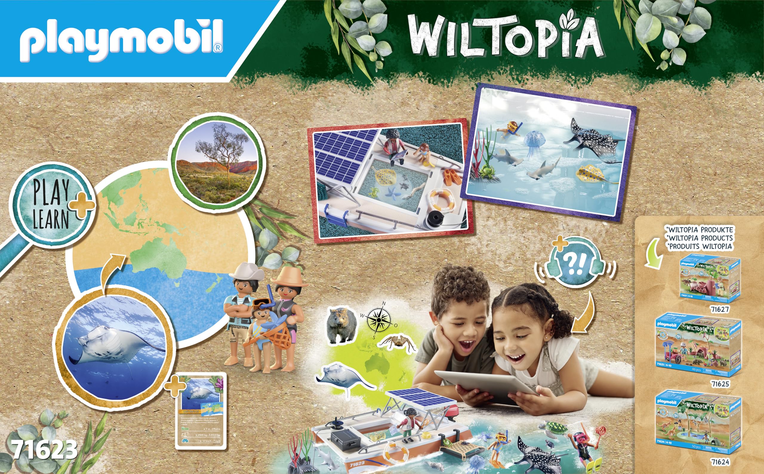 Playmobil Wiltopia 71623 Grande Barriera Corallina 67 pezzi