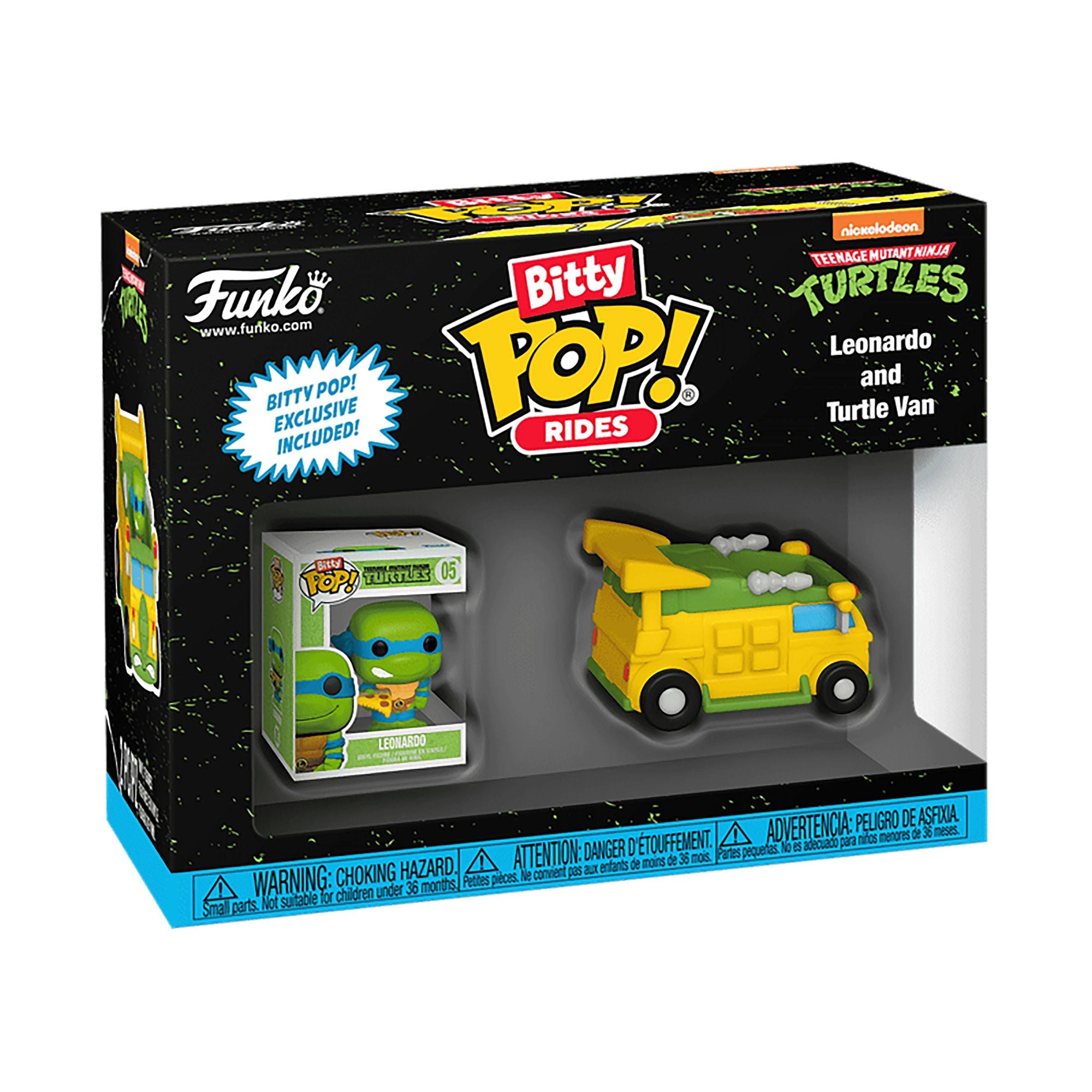 Funko Bitty Pop! Ride TMNT Leonardo con Van mini figure