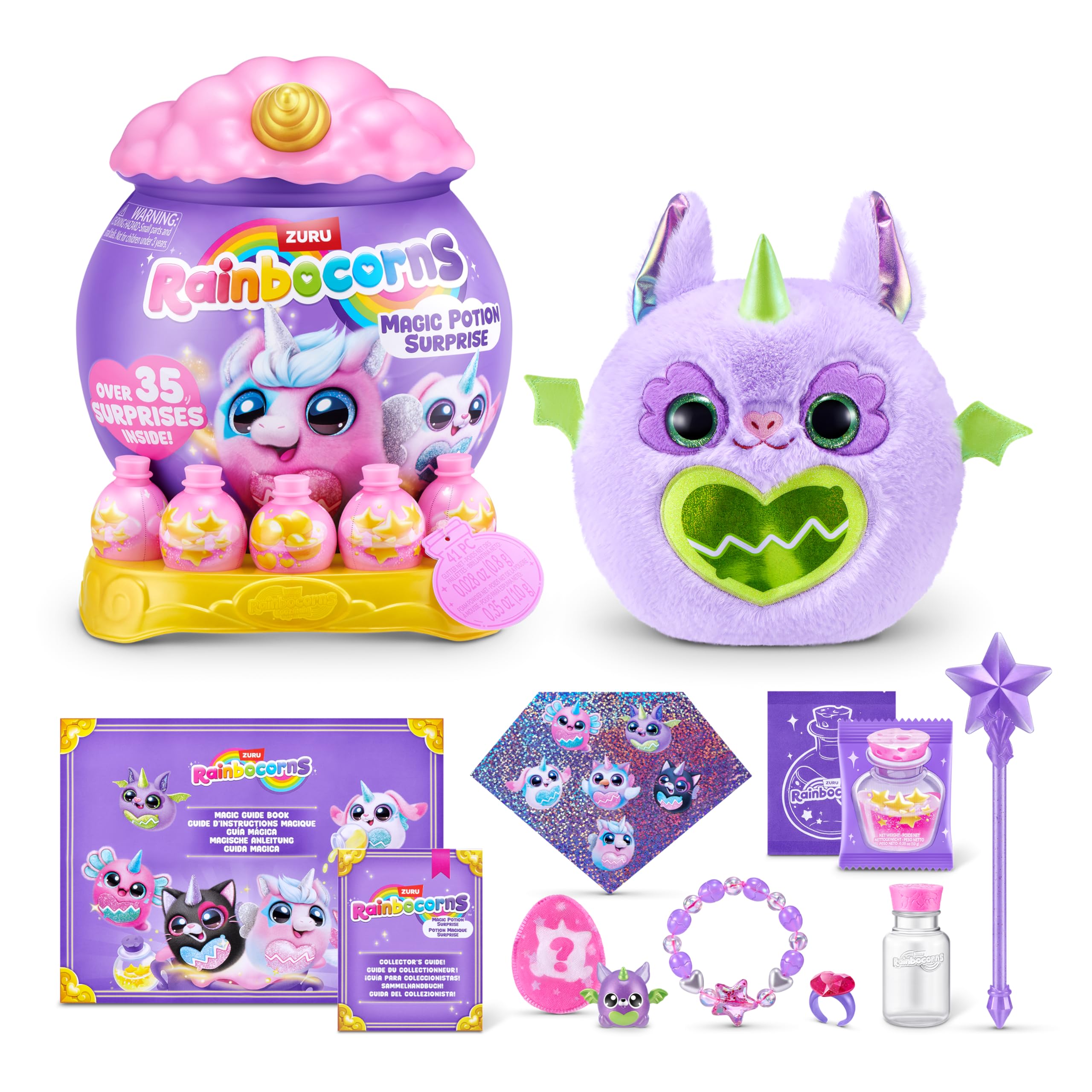 Rainbocorns Magic Potion Surprise Unicorn peluche con sorprese