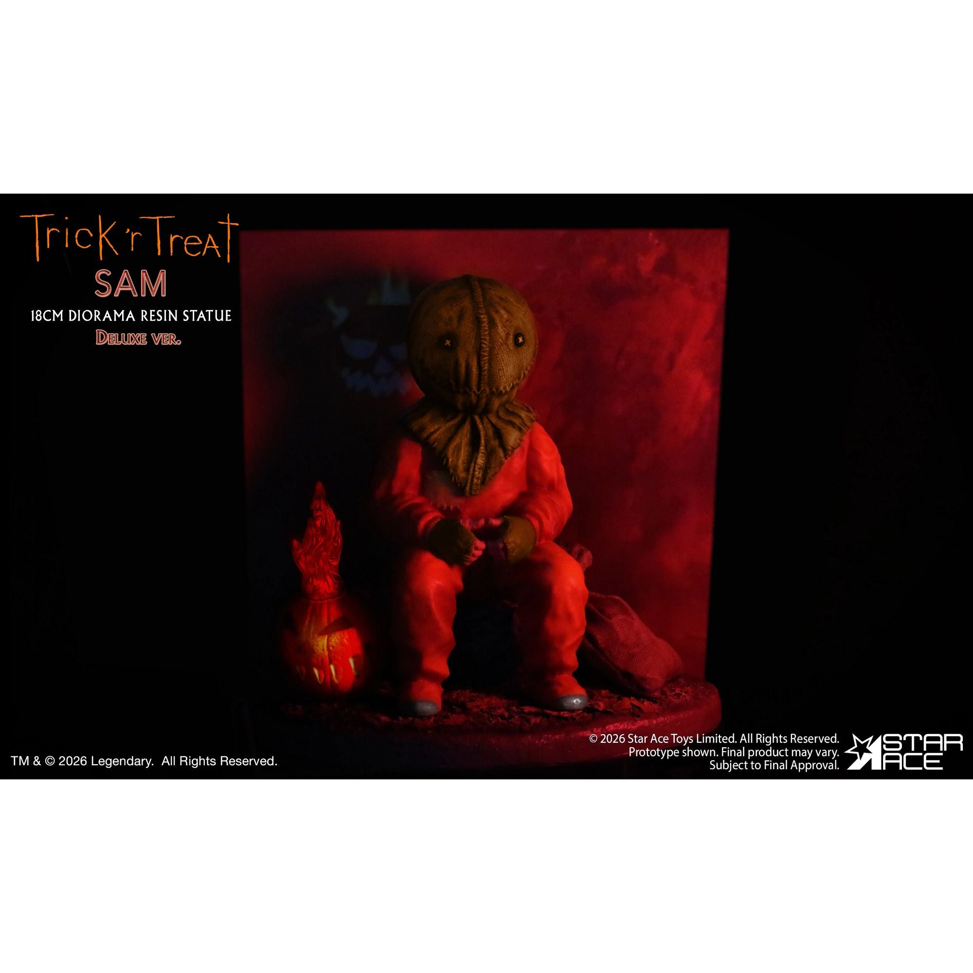 Star Ace Trick'r Treat Sam DX statua resina 18 cm