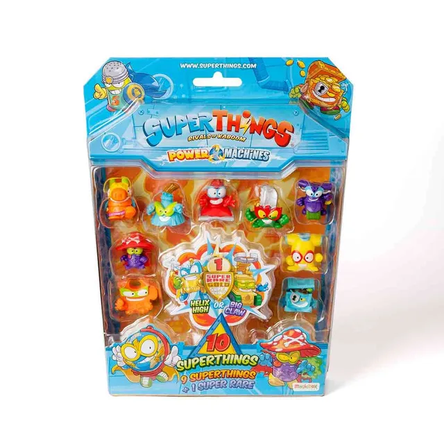 Superthings Power Machines Blister 10 Figure con Dorato