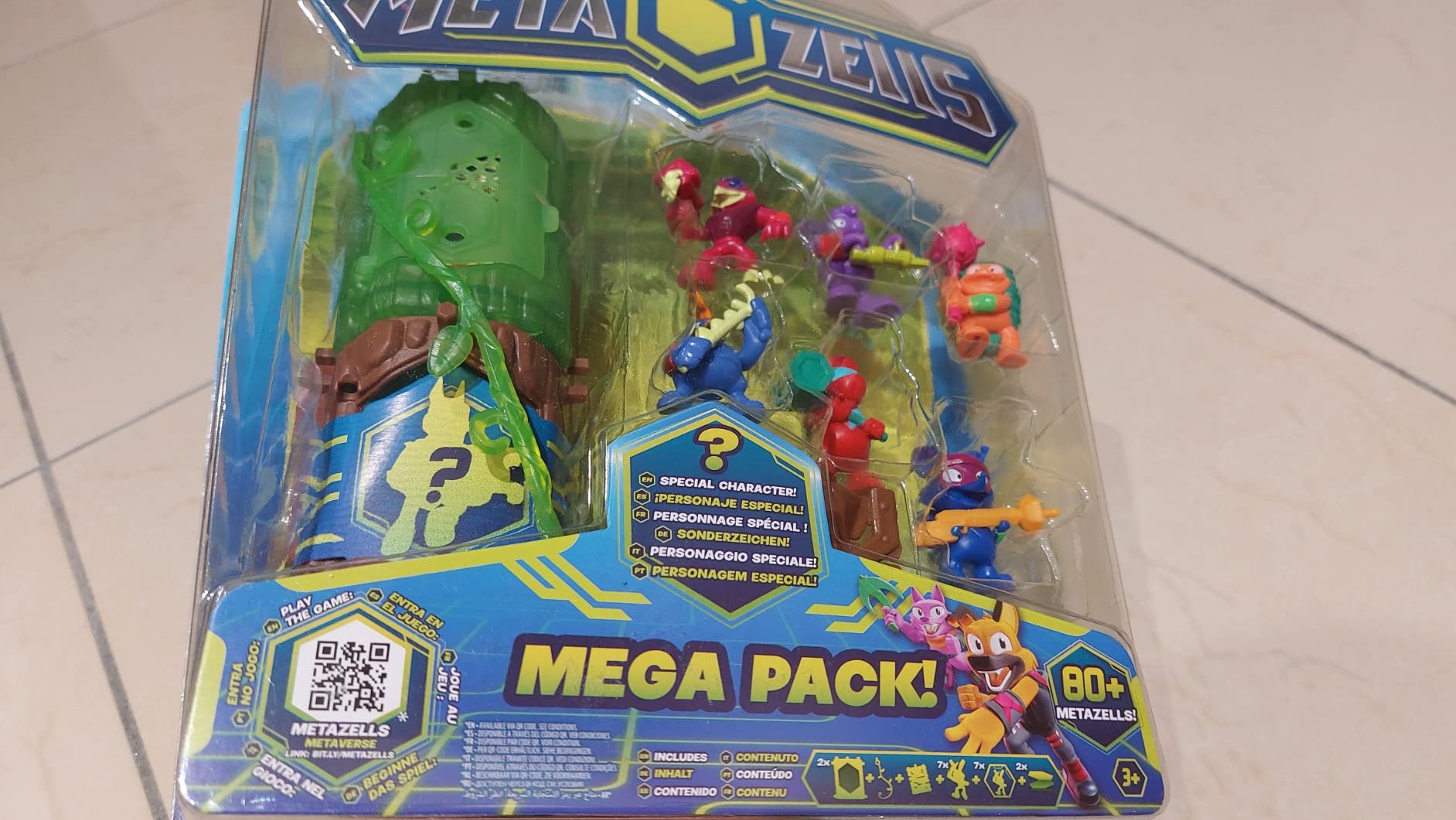 Metazells Pack 7 personaggi + 2 tronchi carte S1