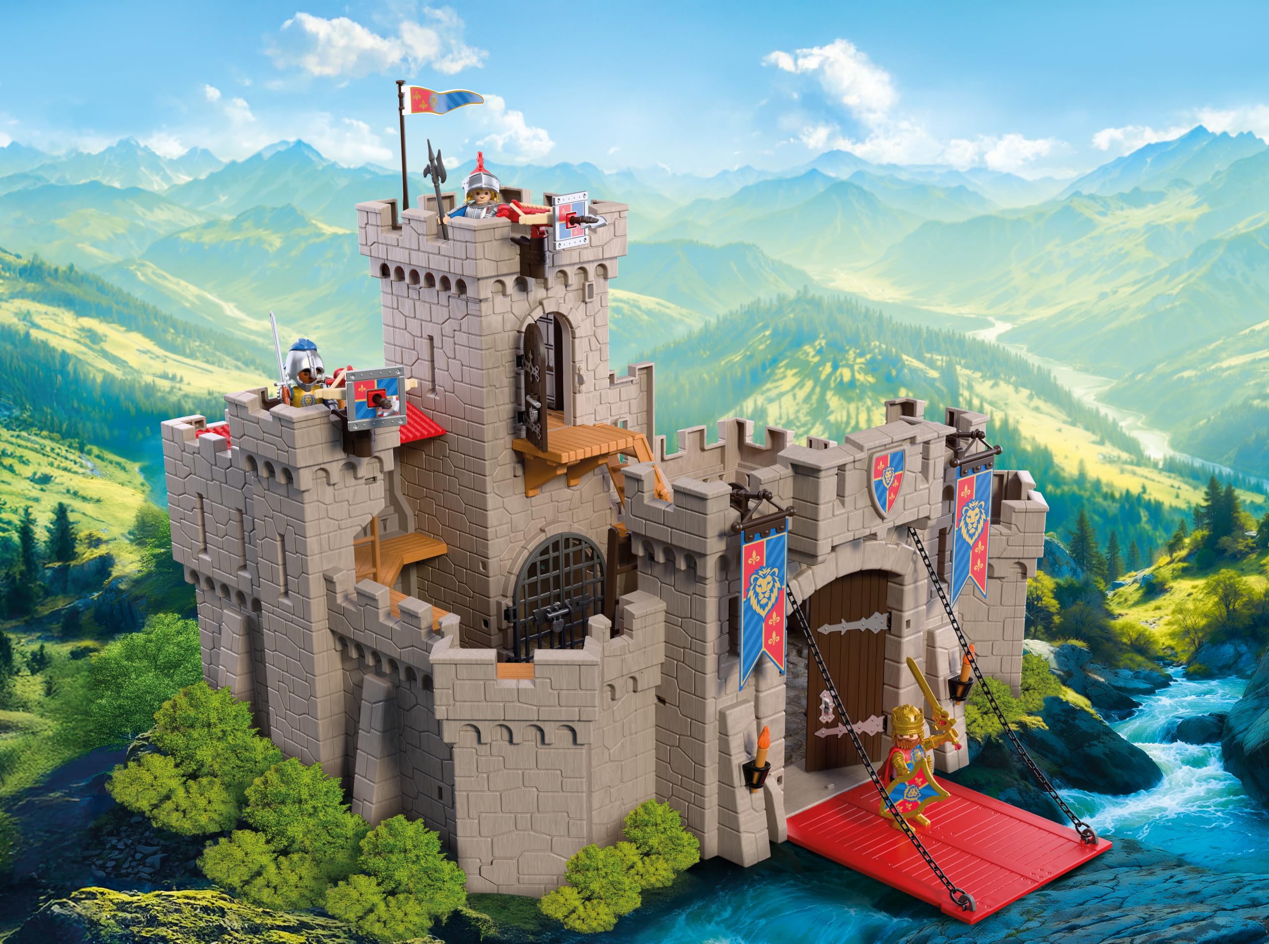 Playmobil Knights 72112 Grande Castello Cavalieri Leone 4+ anni