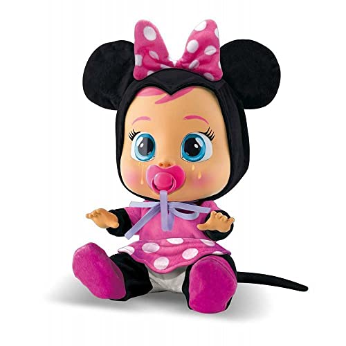 IMC Toys Cry Babies Minnie Bambola Interattiva Pigiama Lacrime Vere