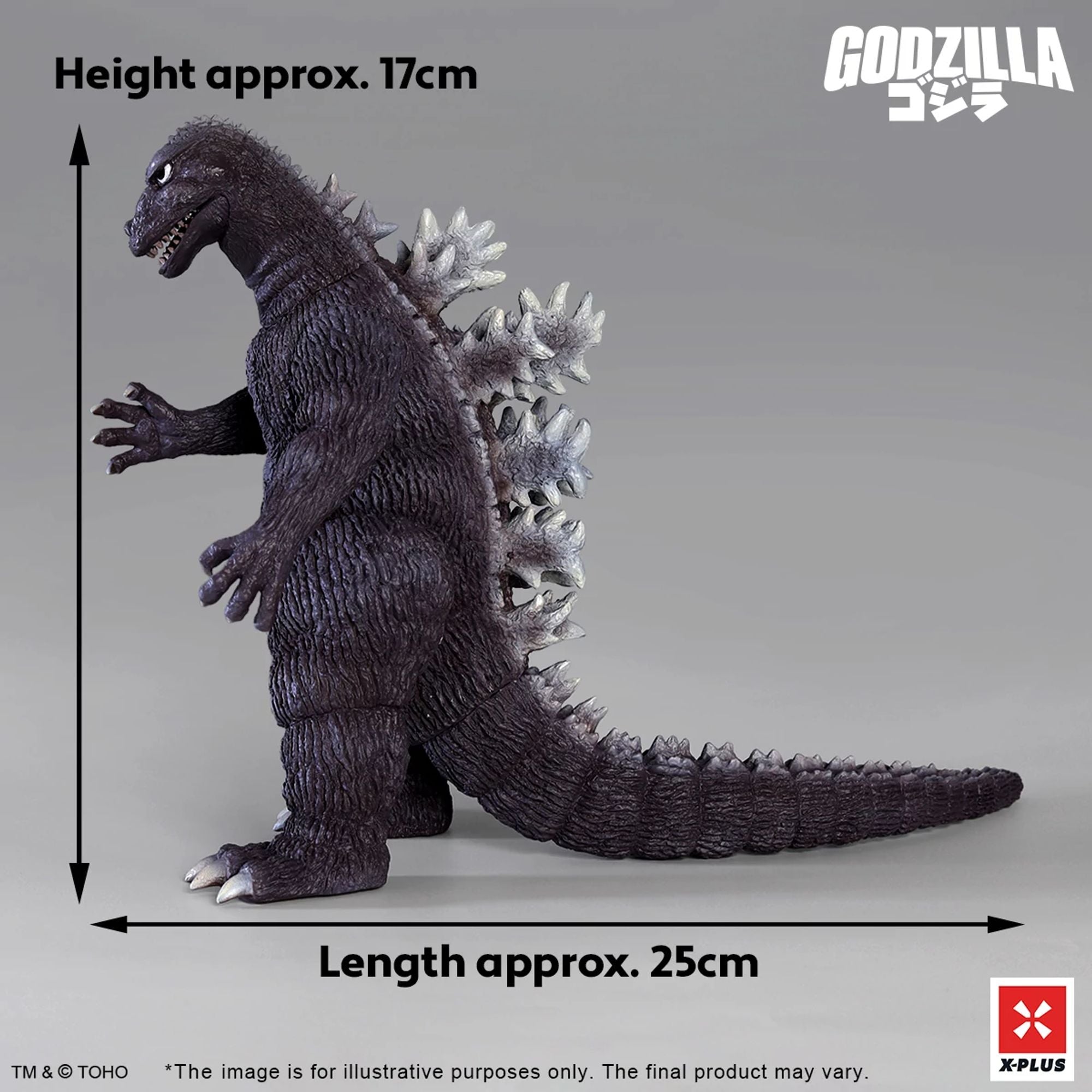 X Plus Toho Gigantis Stan Ver statua Godzilla