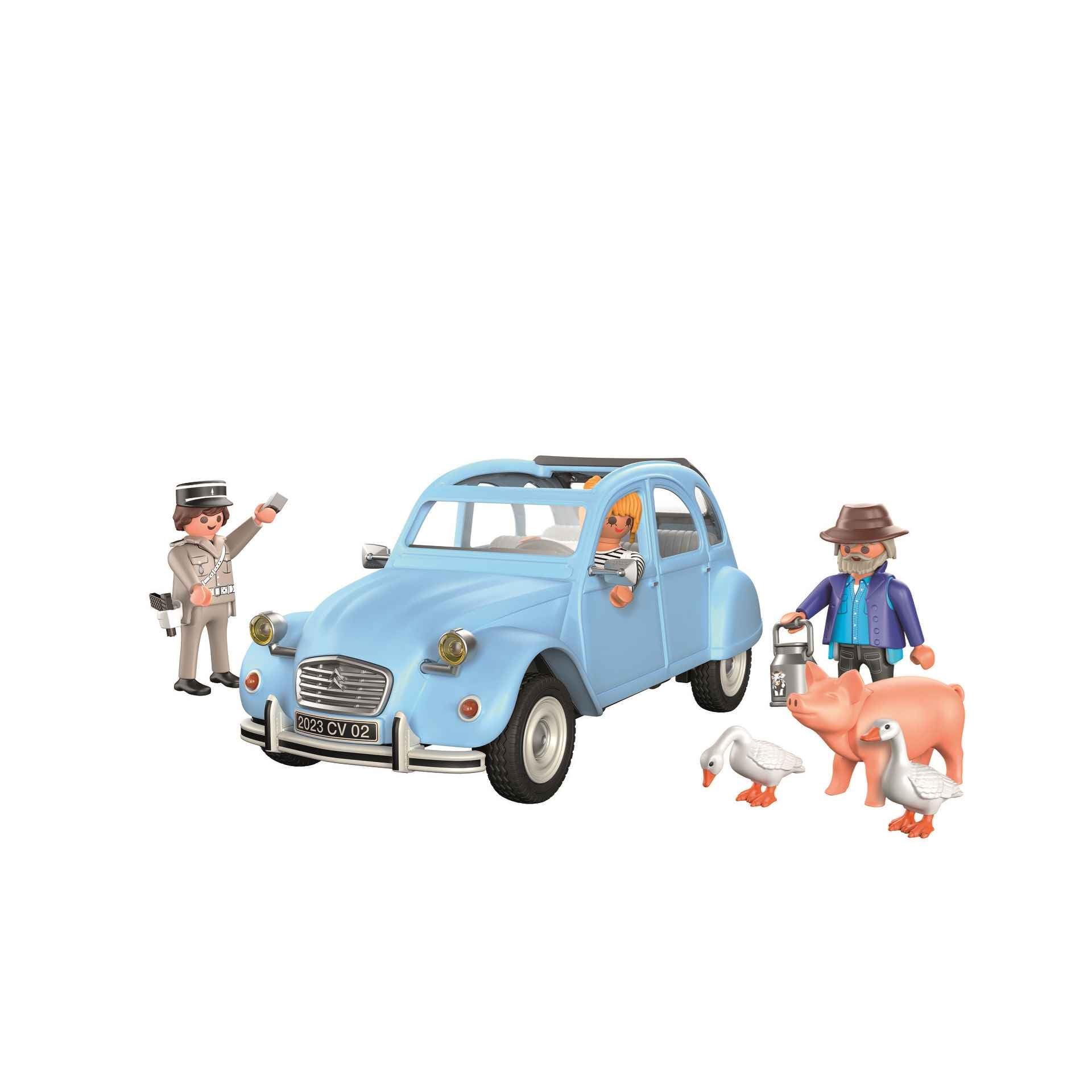 PLAYMOBIL 70640 Citroen 2 CV macchinina beige 57 pezzi
