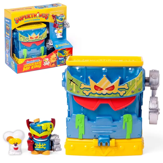 Superthings Guardians of Kazoom Base Mr. King playset tana esclusiva