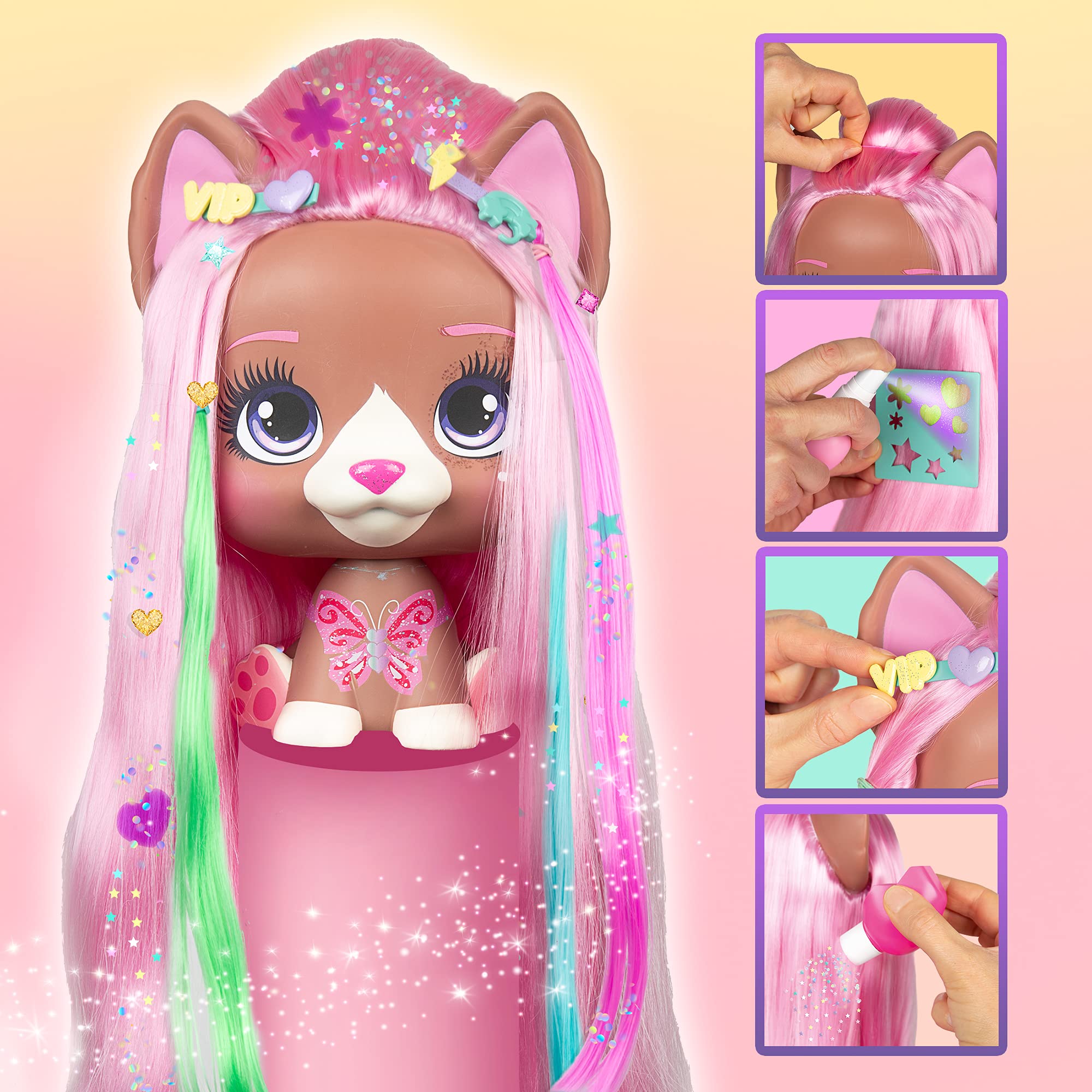 VIP Pets Mega Pet Nyla Bambola Capelli Lunghi