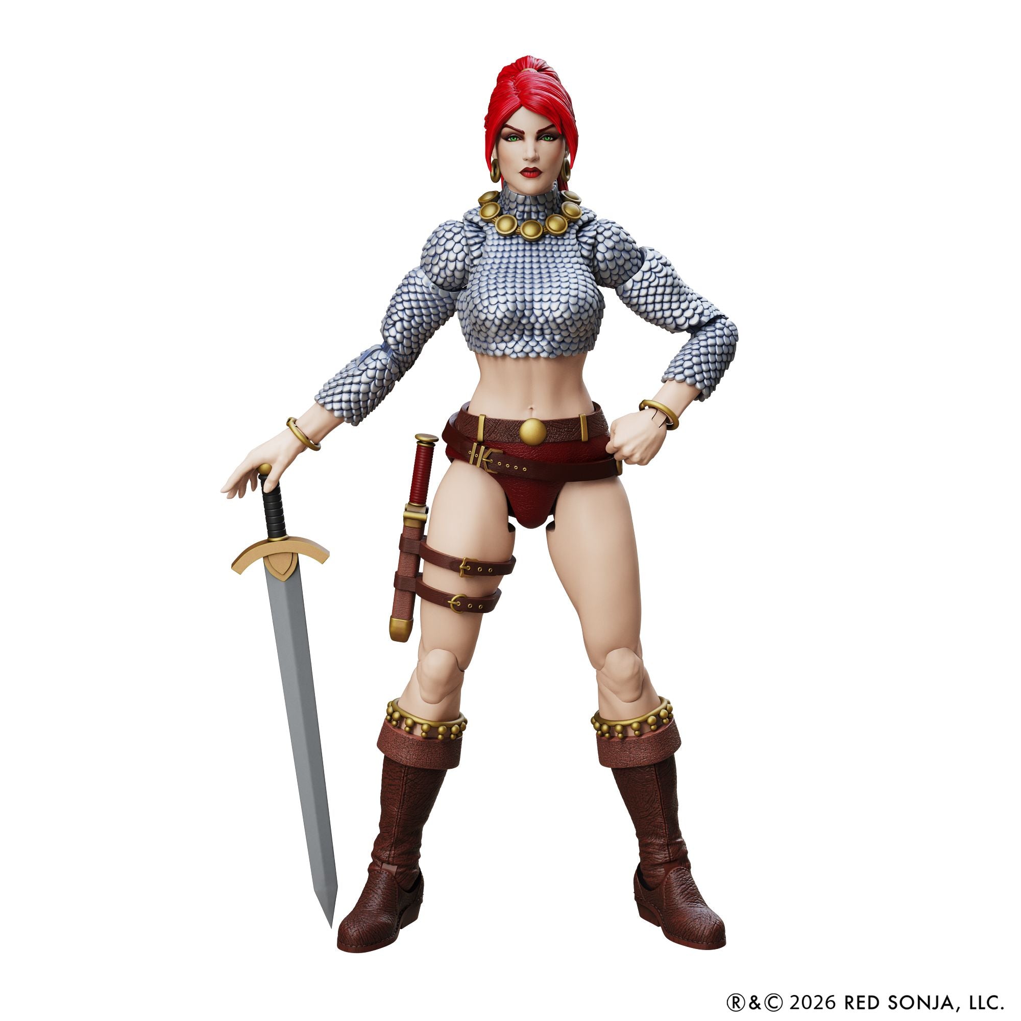 Boss Fight Studio Epic HACKS Immortal Red Sonja action figure 15 cm