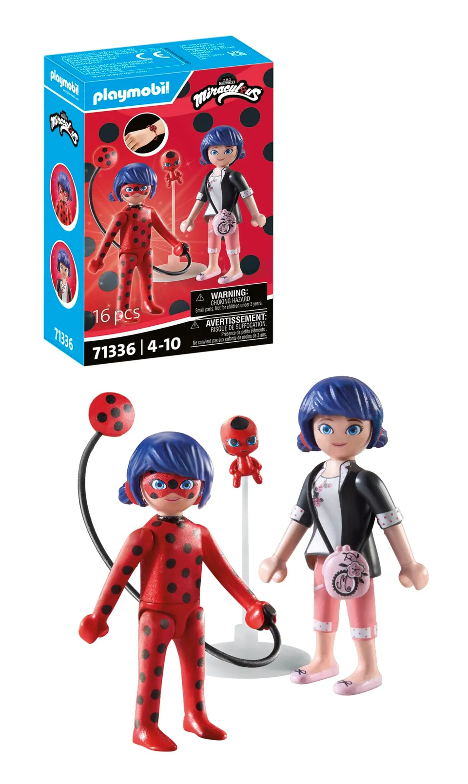 PLAYMOBIL Miraculous 71336 Marinette Ladybug figure 16 pezzi